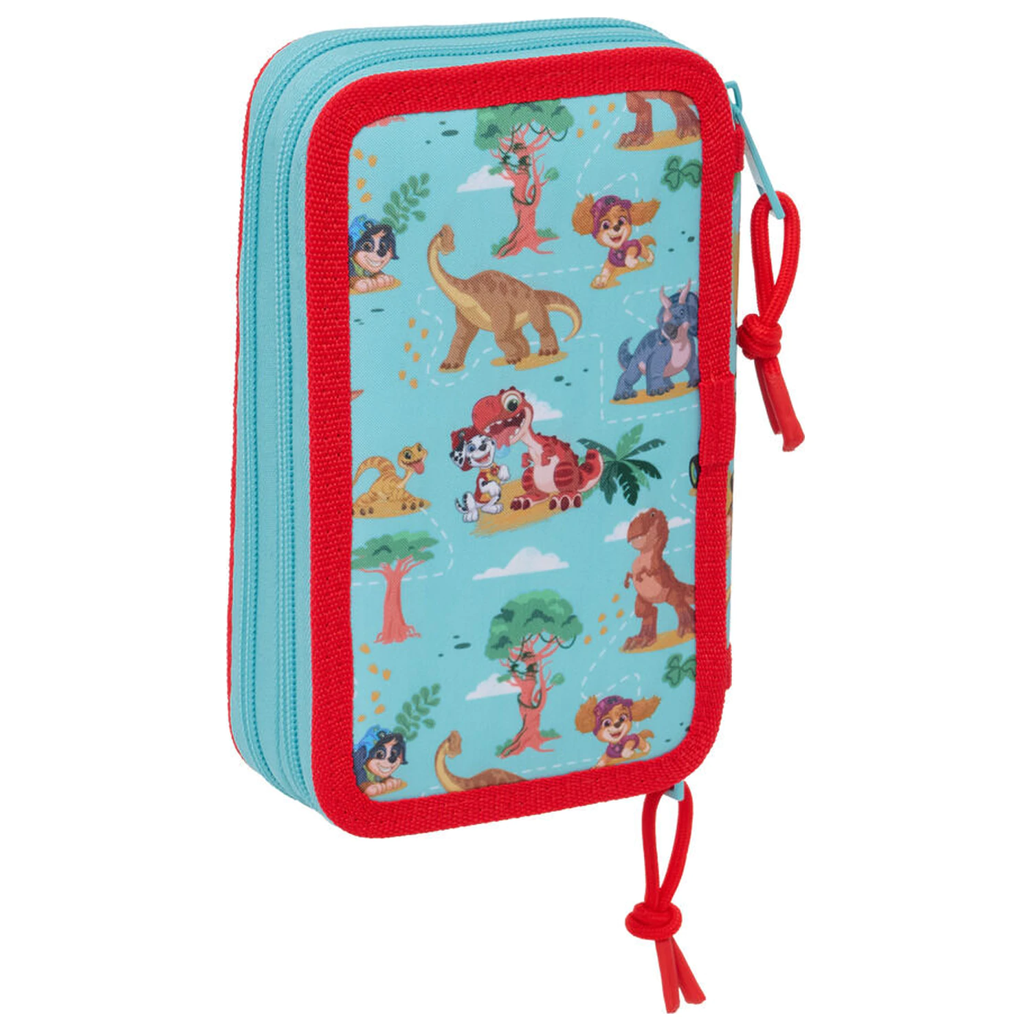 Paw Patrol Dino Rescue podwójny piórnik 29 elementów zdjęcie produktu