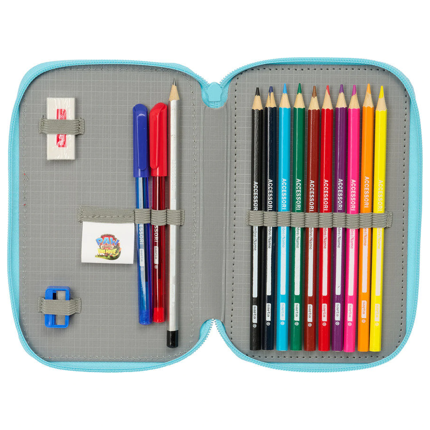 Paw Patrol Dino Rescue podwójny piórnik 29 elementów zdjęcie produktu