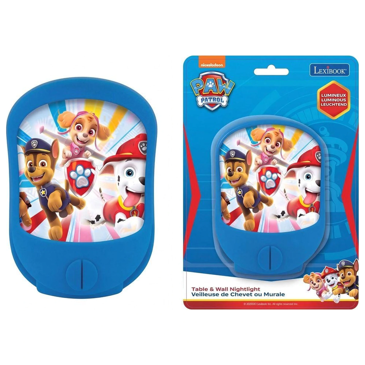 Paw Patrol Lampka nocna ścienna i stolikowa zdjęcie produktu