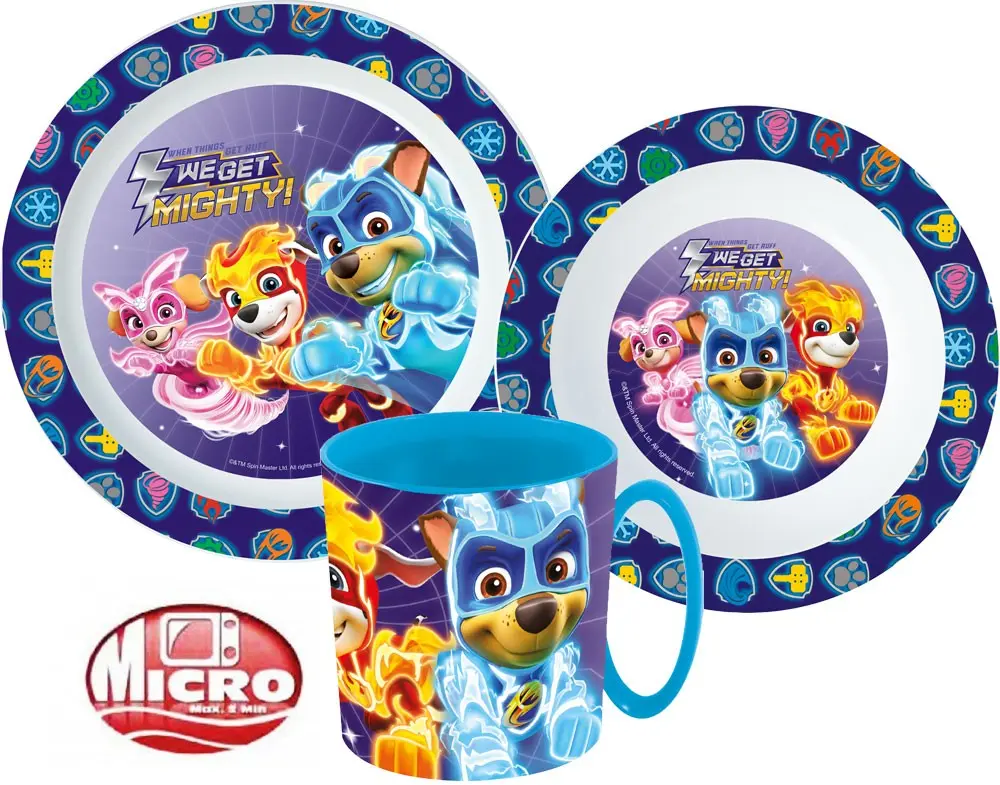 Zestaw naczyń Paw Patrol, zestaw mikroplastikowy zdjęcie produktu