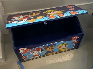 Paw Patrol Drewniany pojemnik do przechowywania zabawek zdjęcie produktu
