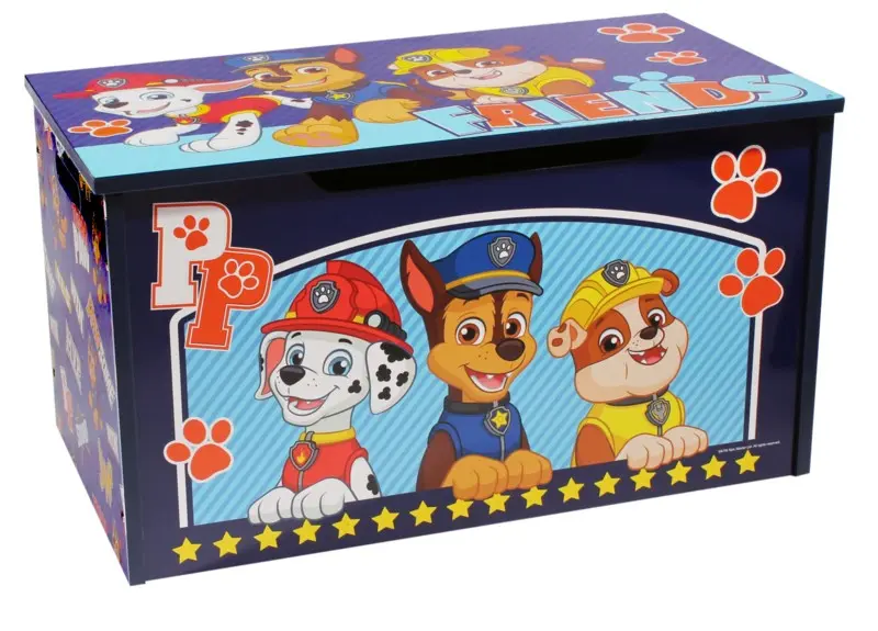 Paw Patrol Drewniany pojemnik do przechowywania zabawek zdjęcie produktu
