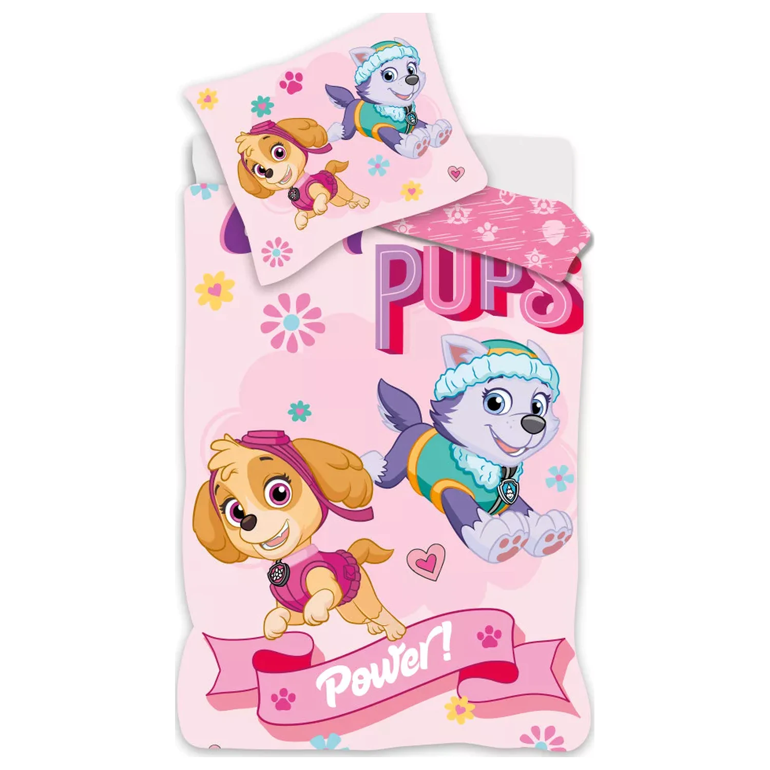 Paw Patrol Flower Fun Dzieci, Przedszkolna Poszwa na kołdrę zdjęcie produktu