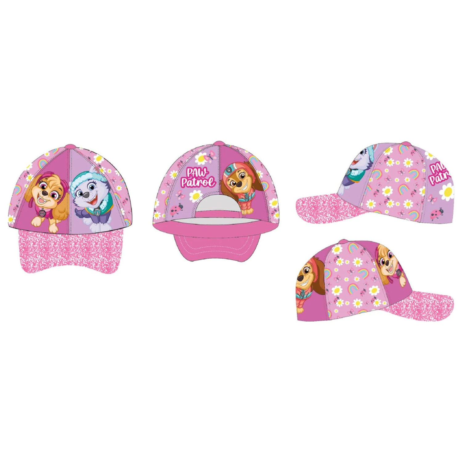 Paw Patrol Flowers and Rainbows czapka z daszkiem dla dzieci 52 cm zdjęcie produktu