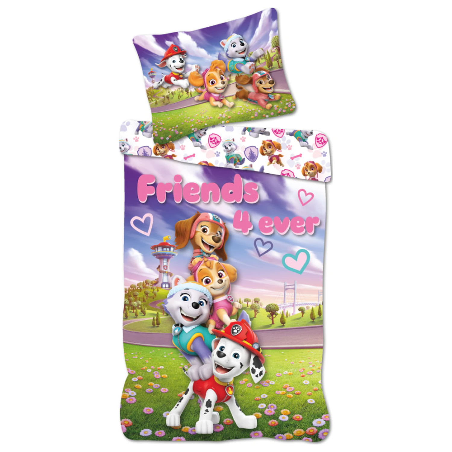 Paw Patrol Friends 4 Ever Poszewka na kołdrę zdjęcie produktu