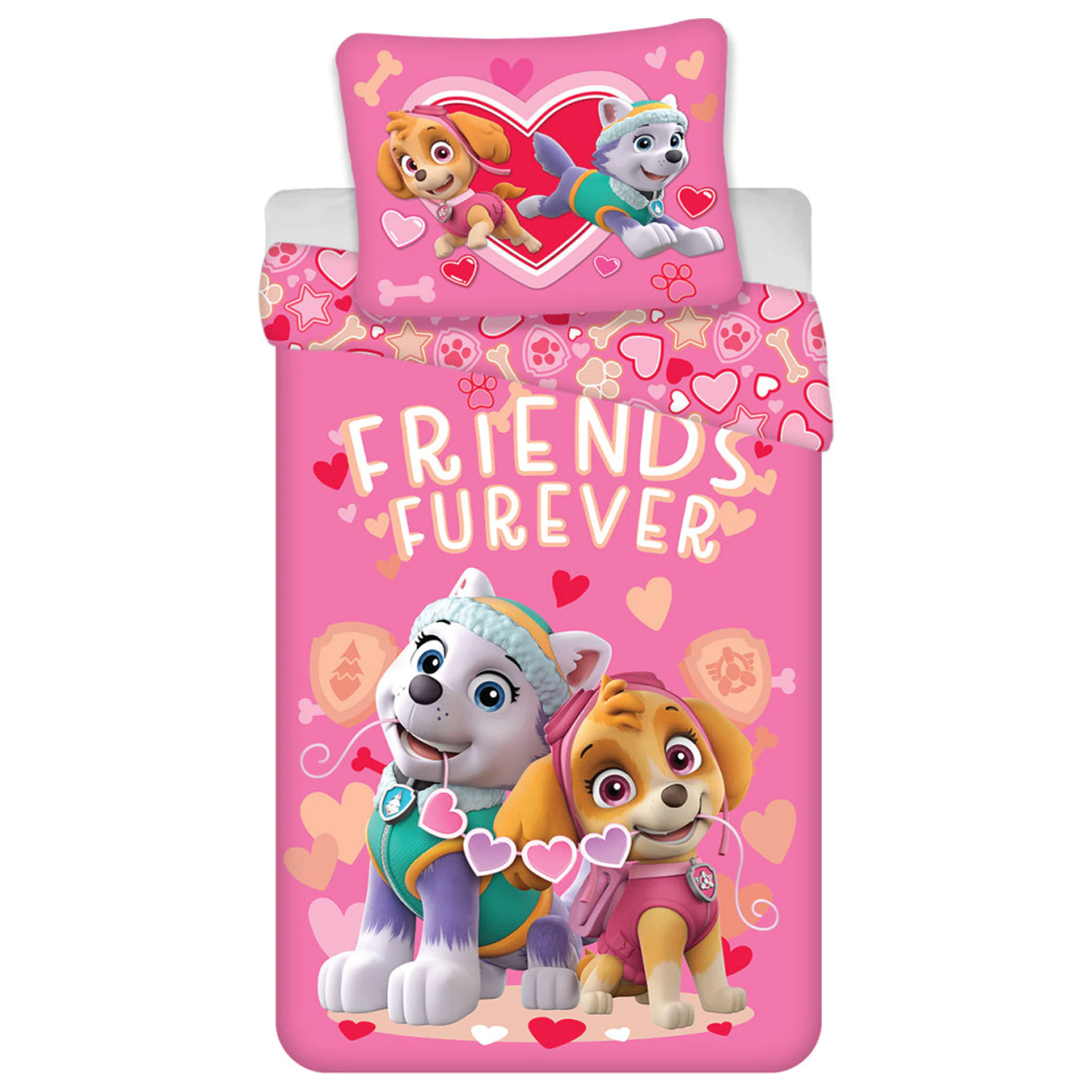 Paw Patrol Friends Furever Toddler, Preschool Poszewka na kołdrę zdjęcie produktu