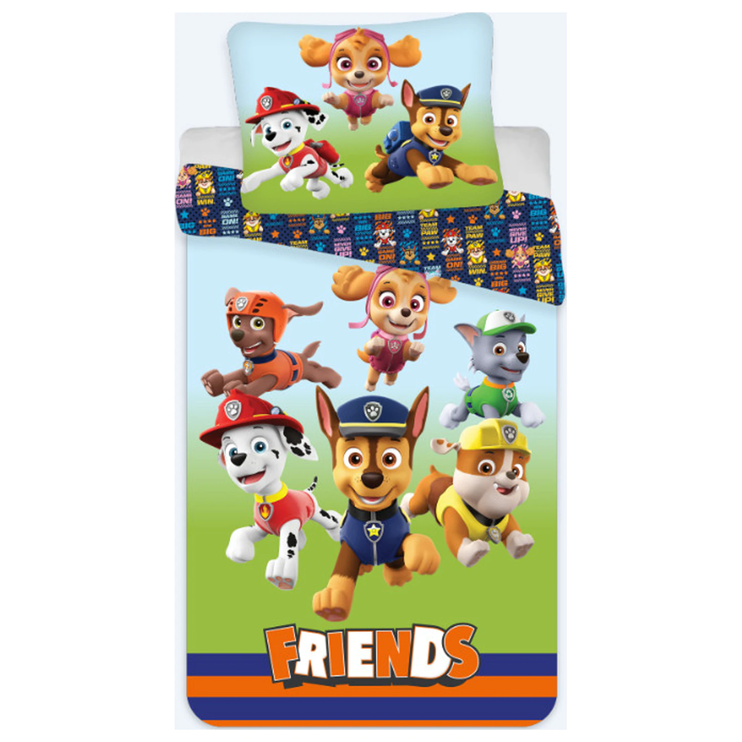 Paw Patrol Friends dziecięca, przedszkolna poszewka na kołdrę zdjęcie produktu