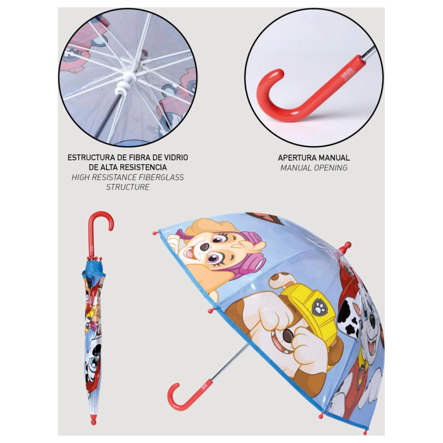Parasolka Paw Patrol Fun Kids Przezroczysta Ø71 cm zdjęcie produktu