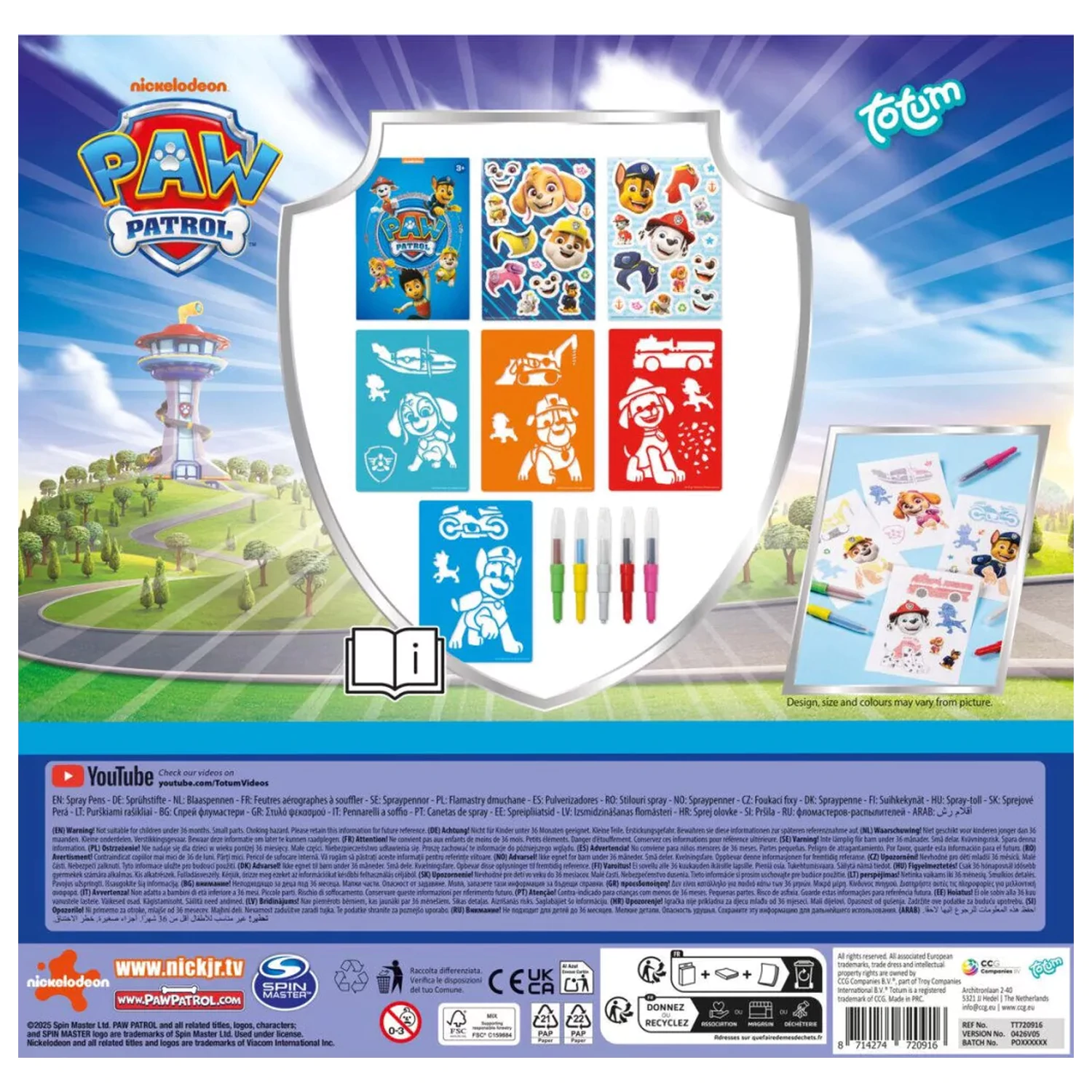 PAW Patrol Zestaw do kreatywnej magii z długopisem ze sprayem zdjęcie produktu