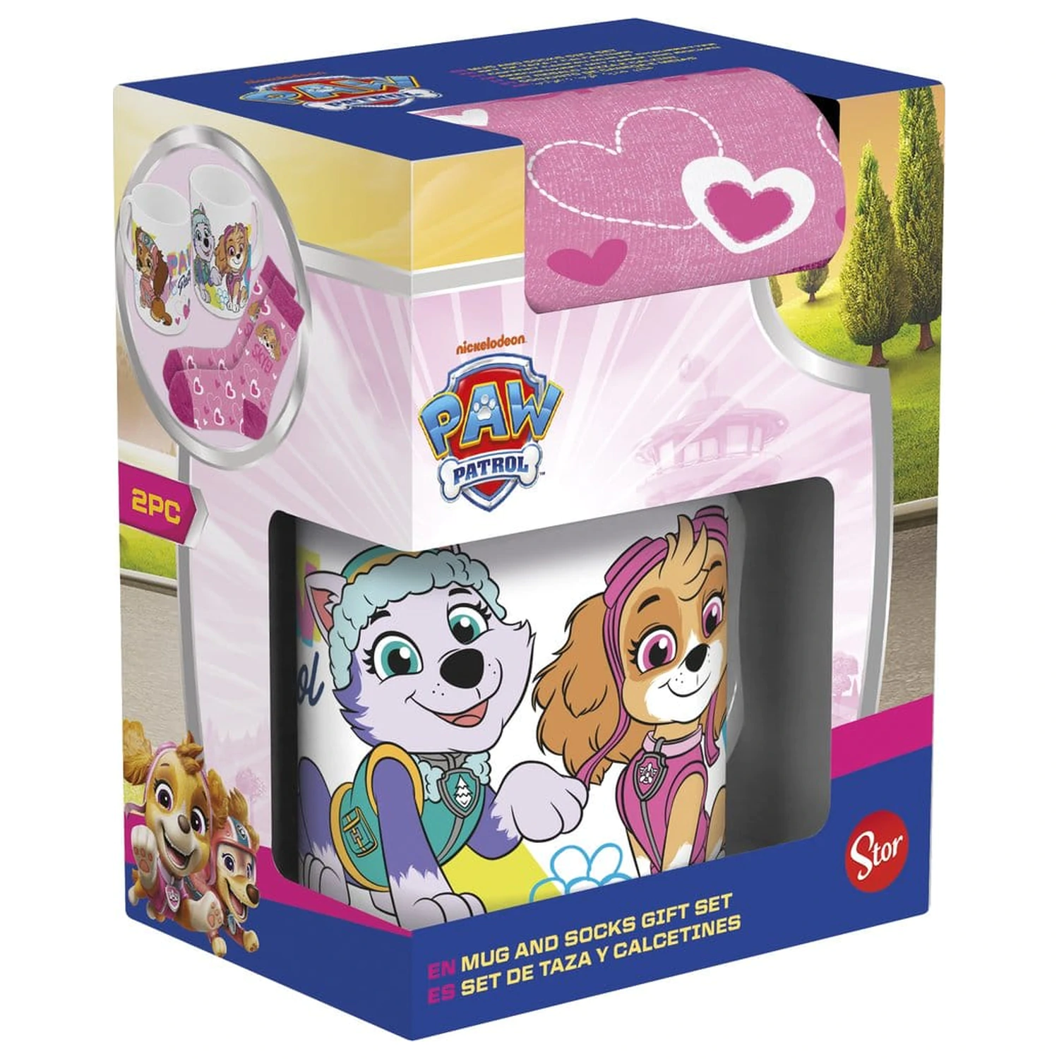 Zestaw kubek i skarpety Paw Patrol Girl Go Skye zdjęcie produktu