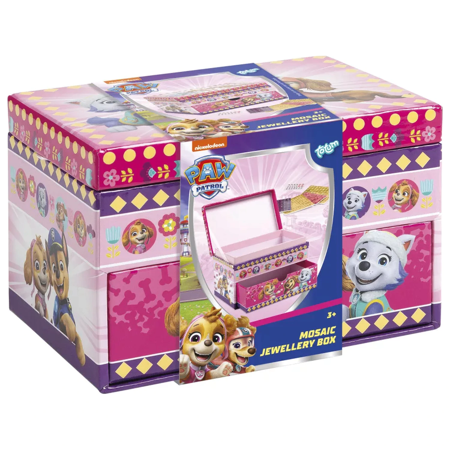 Paw Patrol Dziewczęca Szkatułka na Biżuterię Mozaika zdjęcie produktu