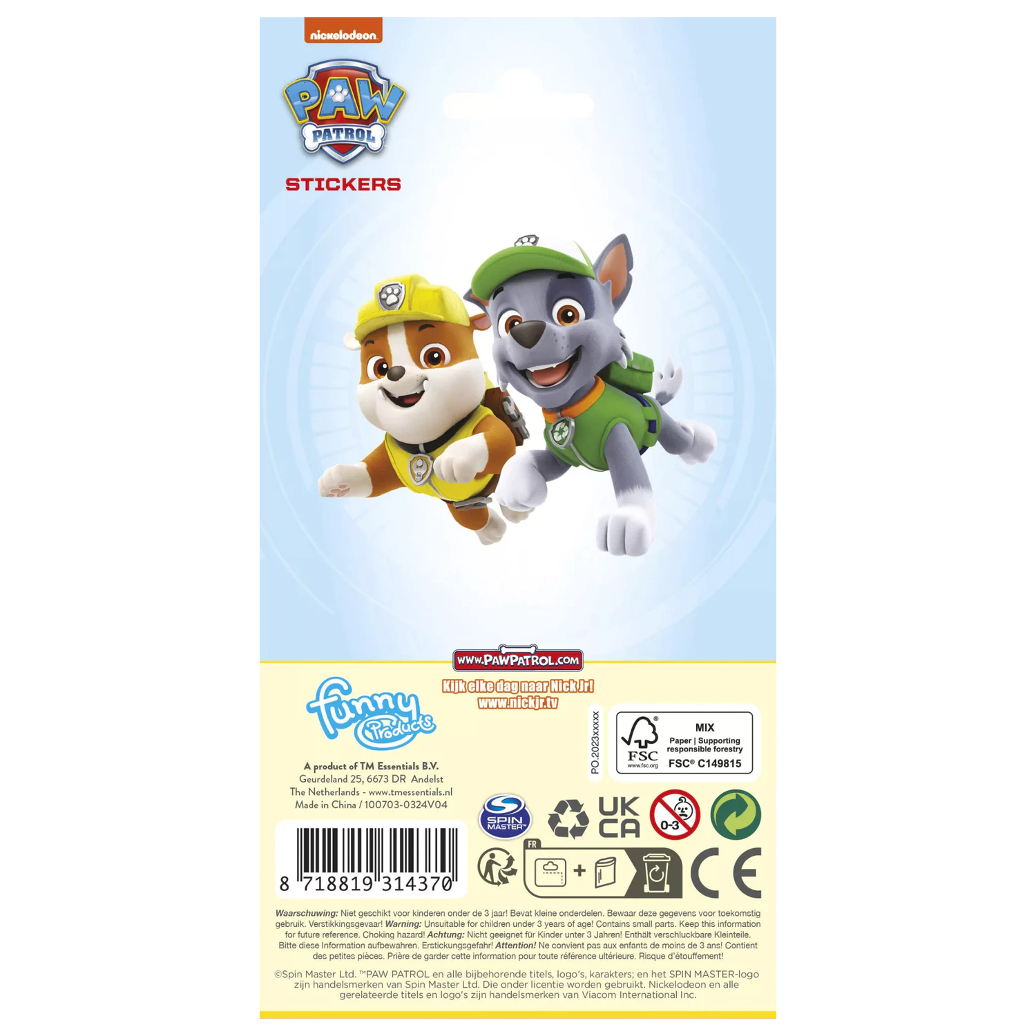Paw Patrol Greatness Naklejka zdjęcie produktu