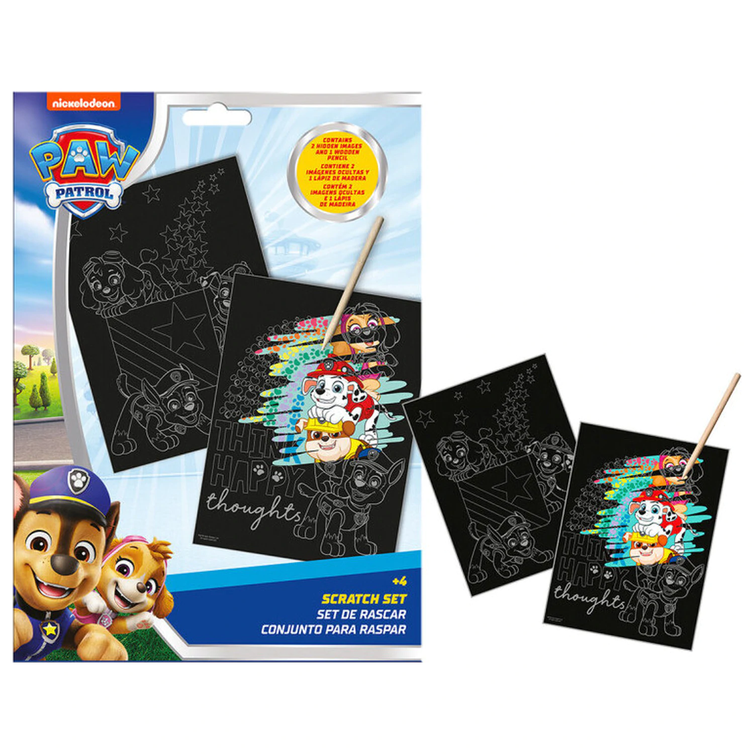 Paw Patrol Happy Thoughts zestaw do zdrapywania artystycznego zdjęcie produktu