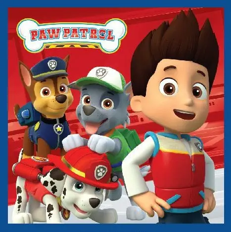Paw Patrol Magic Ręcznik do rąk, Ręcznik do twarzy, Ręcznik 30x30cm zdjęcie produktu