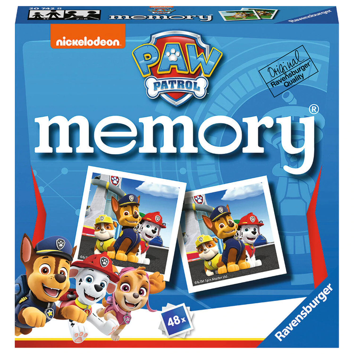 Paw Patrol kieszonkowa gra memory zdjęcie produktu