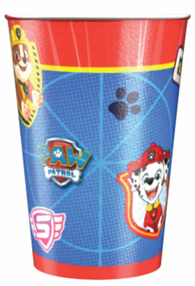 Paw Patrol papierowe kubki 8-pak 250 ml zdjęcie produktu