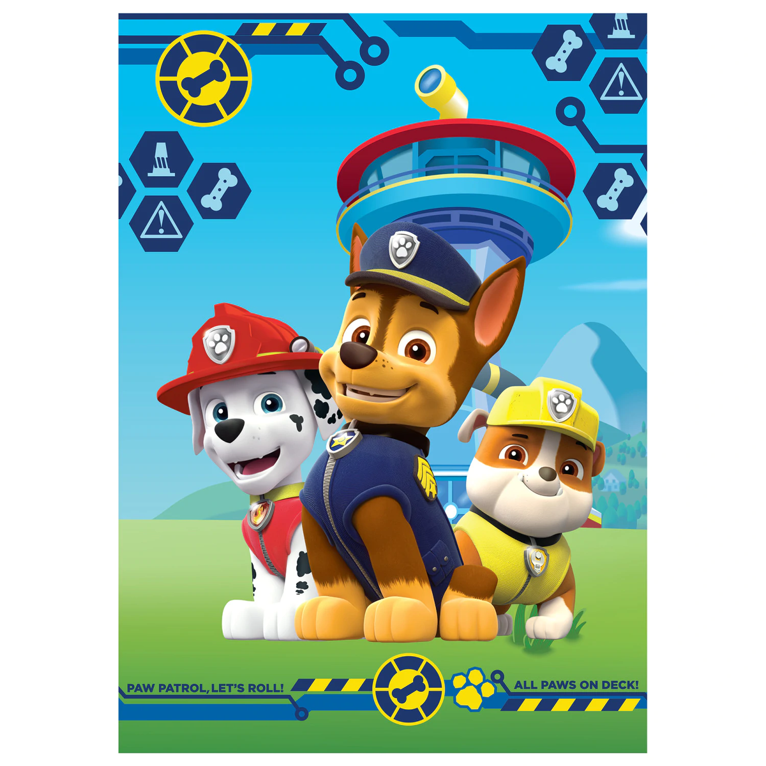 Paw Patrol Paws on Deck koc polarowy zdjęcie produktu