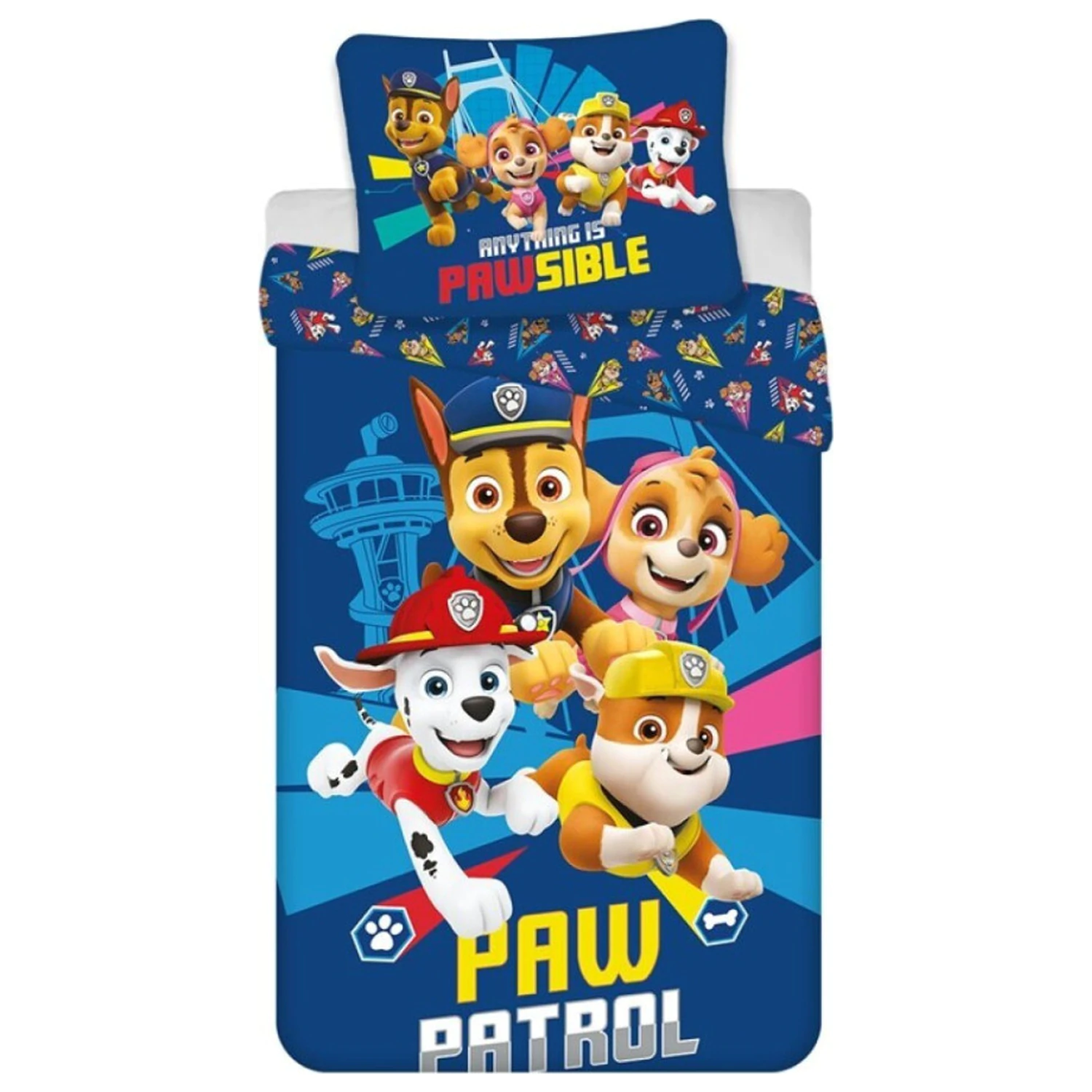 Paw Patrol Pawsible Blue poszwa na kołdrę zdjęcie produktu