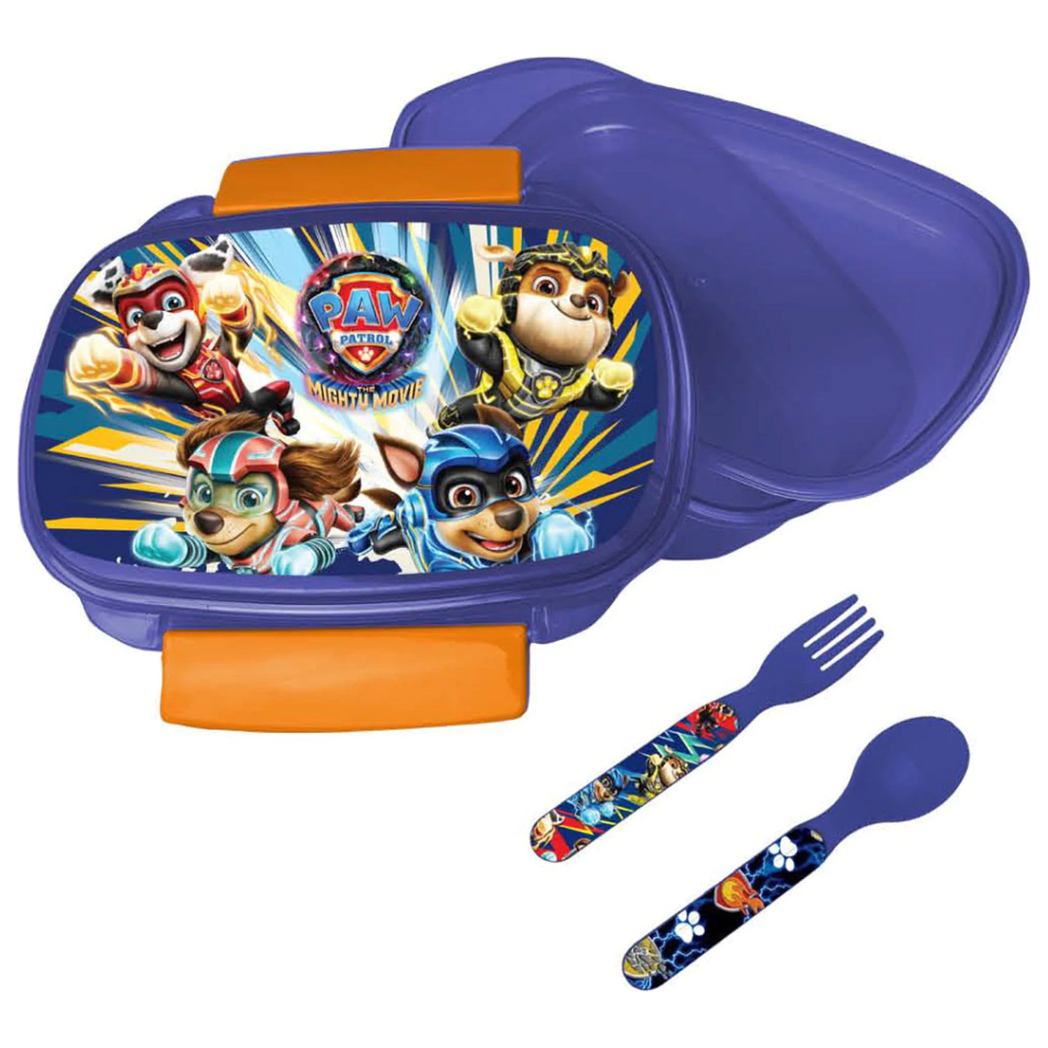 Paw Patrol Power Up Lunch Box + zestaw sztućców zdjęcie produktu