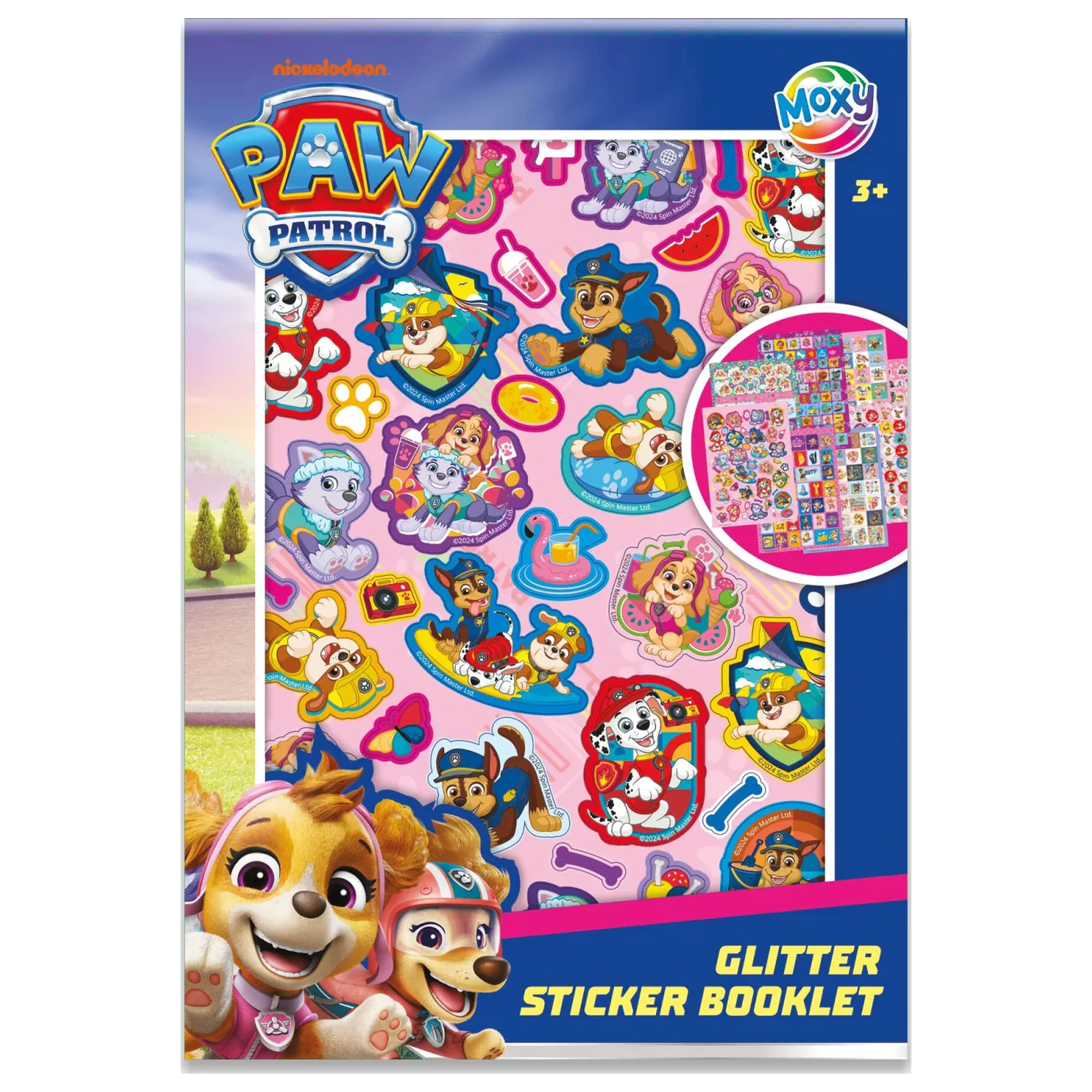 PAW Patrol Puppy Love Brokatowa Książeczka z Naklejkami zdjęcie produktu
