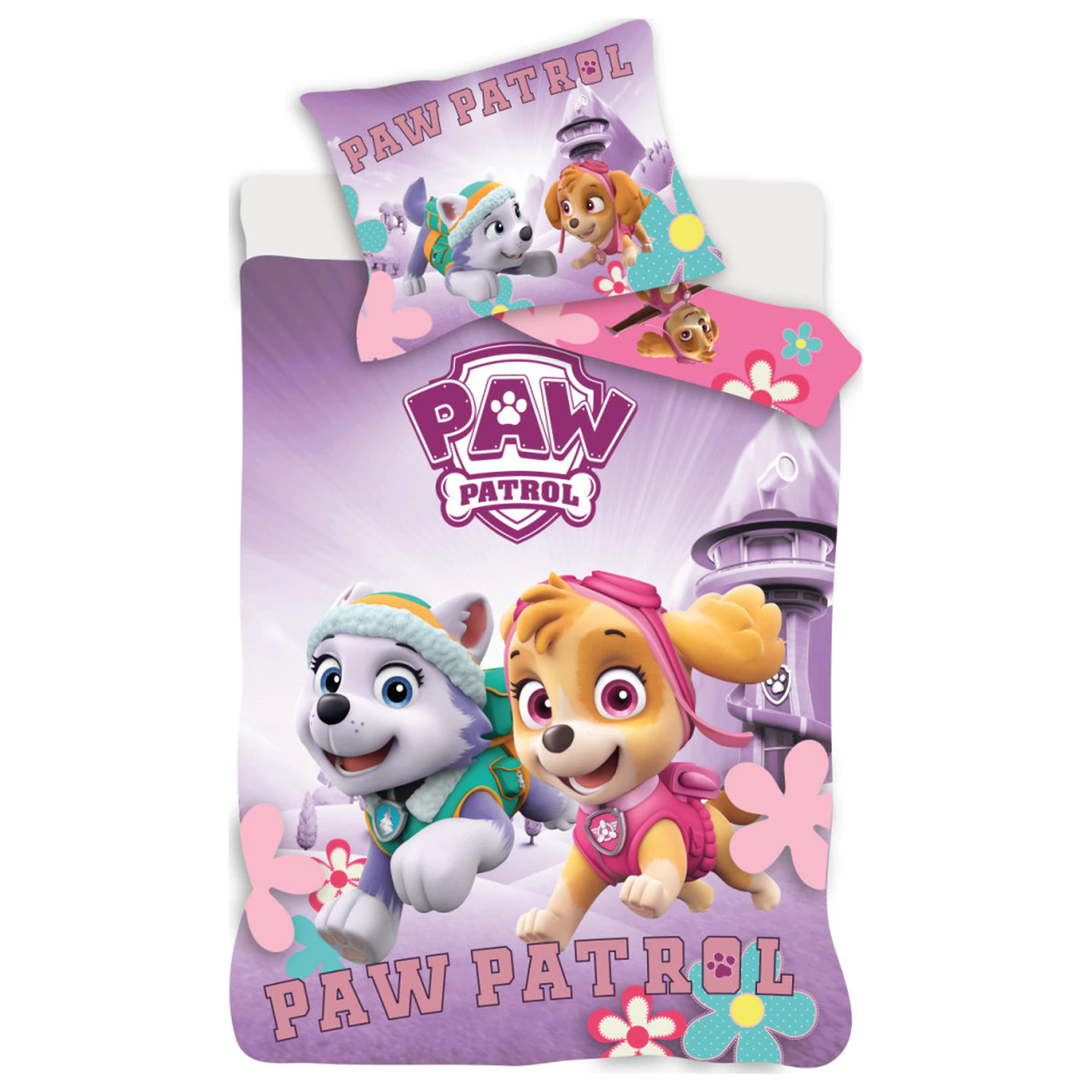 PAW Patrol Fioletowa Poszewka na Kołdrę dla Małych Dzieci zdjęcie produktu