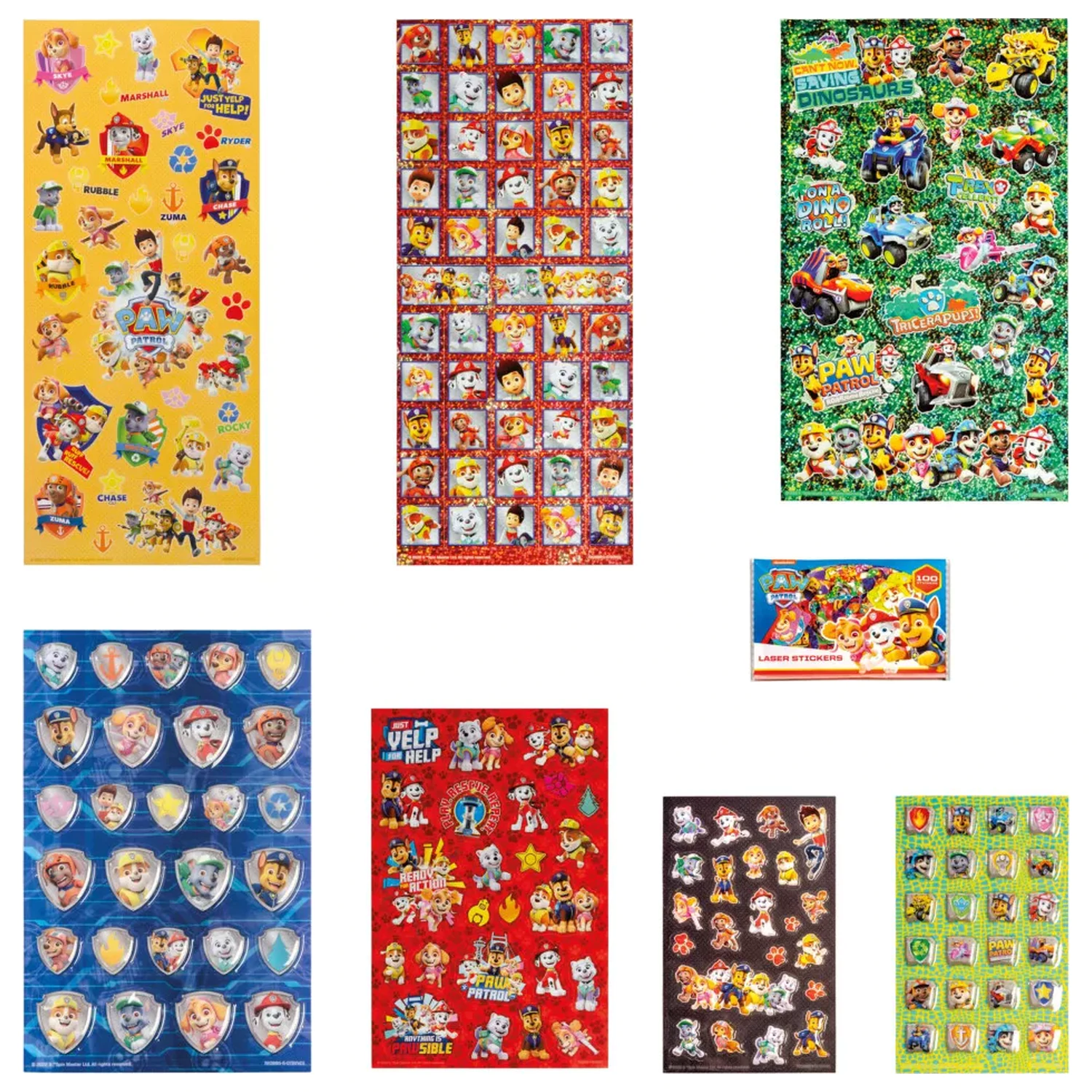 Paw Patrol Rescue Repeat Super Zestaw naklejek z zabawką zdjęcie produktu
