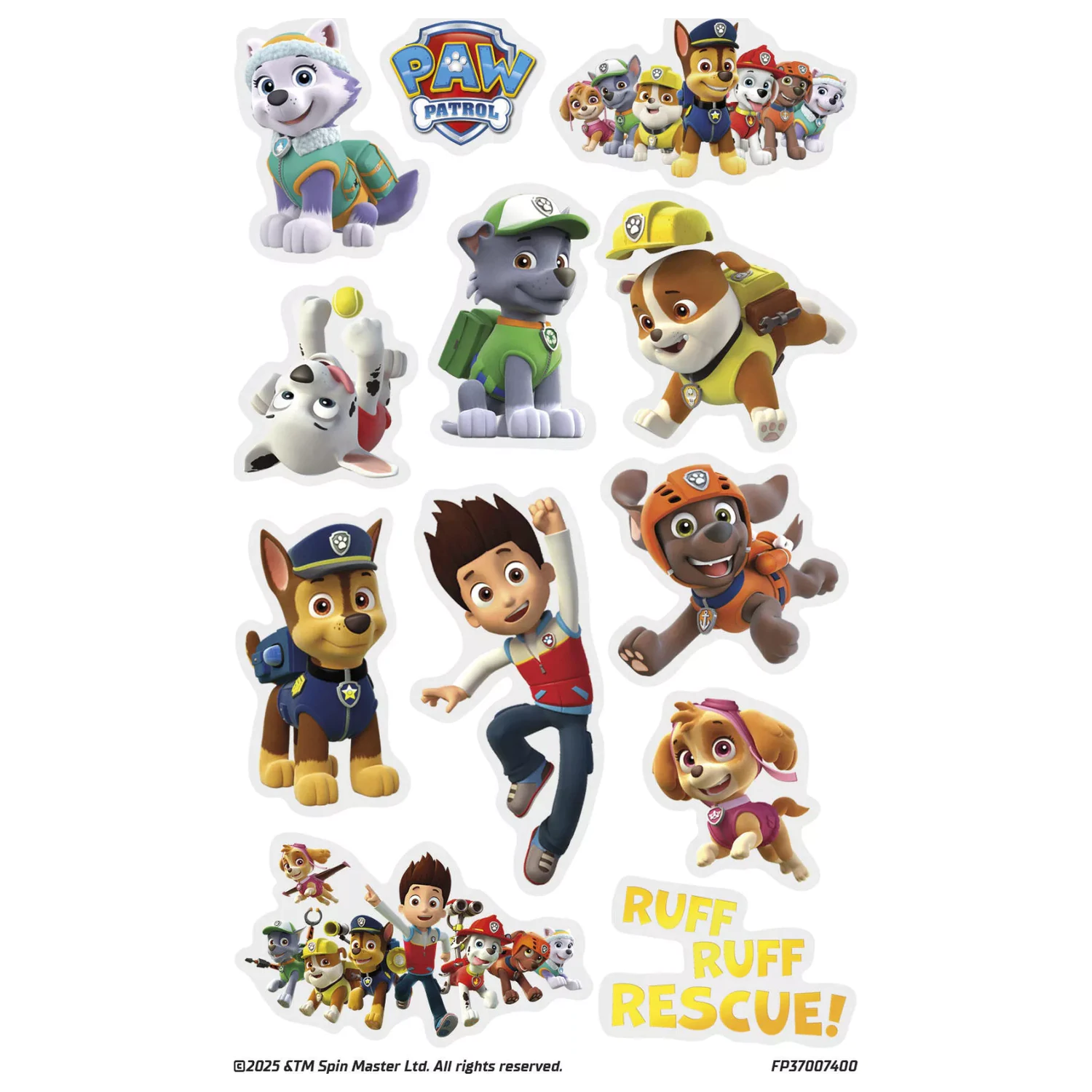 Paw Patrol Rescue Tattoo 12 szt. zdjęcie produktu