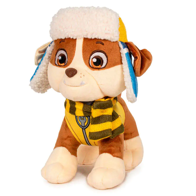 Psi Patrol Rubble zimowa pluszowa zabawka 27 cm zdjęcie produktu