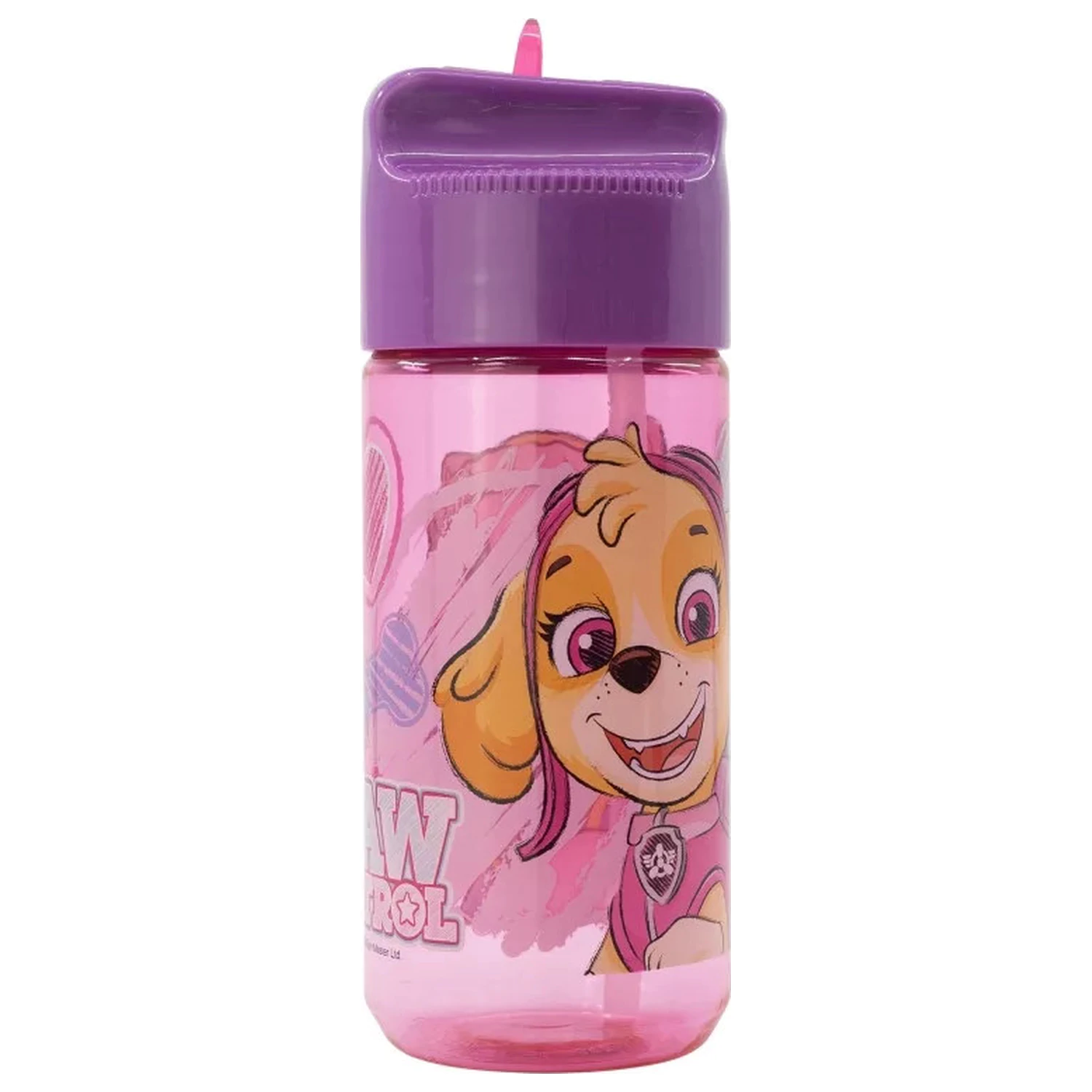PAW Patrol Sketch Hydro Plastikowa butelka na wodę ze słomką 430 ml zdjęcie produktu