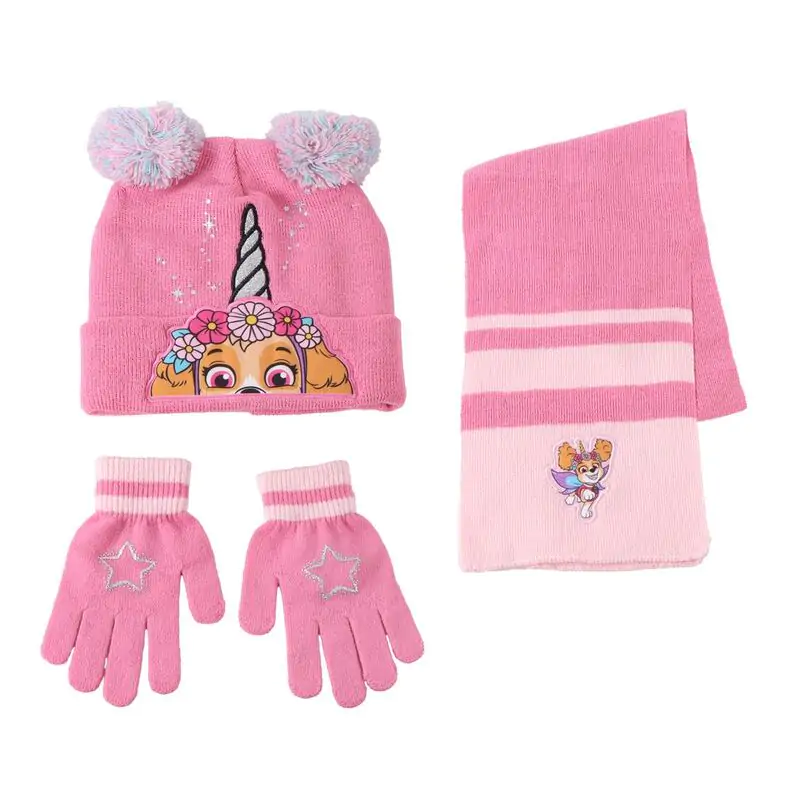 Psi Patrol Skye zimowy zestaw snood czapka rękawiczki zdjęcie produktu
