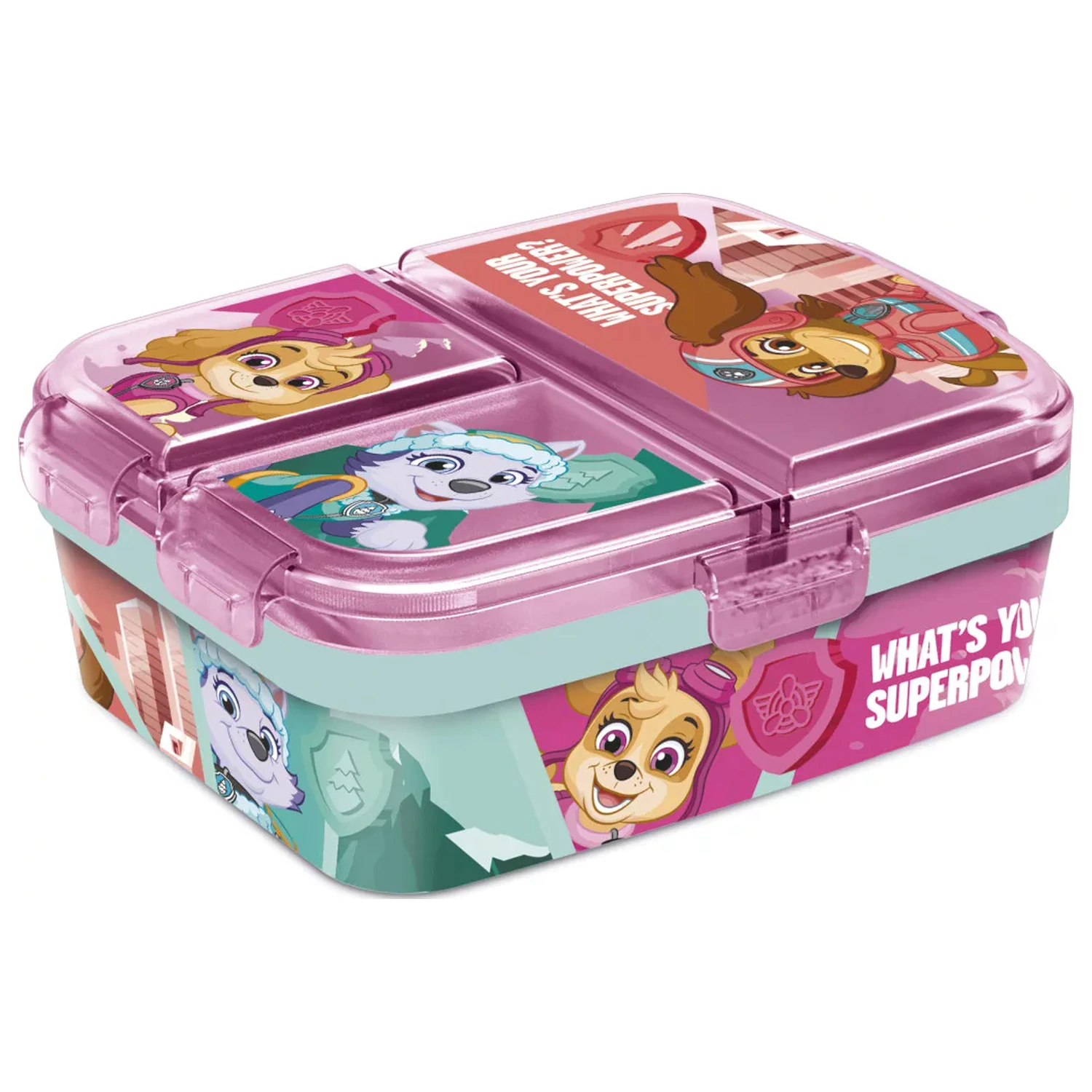 Paw Patrol Superpowers wielokomorowy Lunch Box, Sandwich Box XL zdjęcie produktu