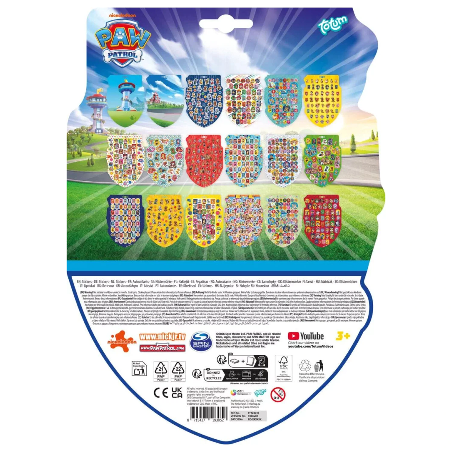 Paw Patrol Team Album naklejek A4 zdjęcie produktu