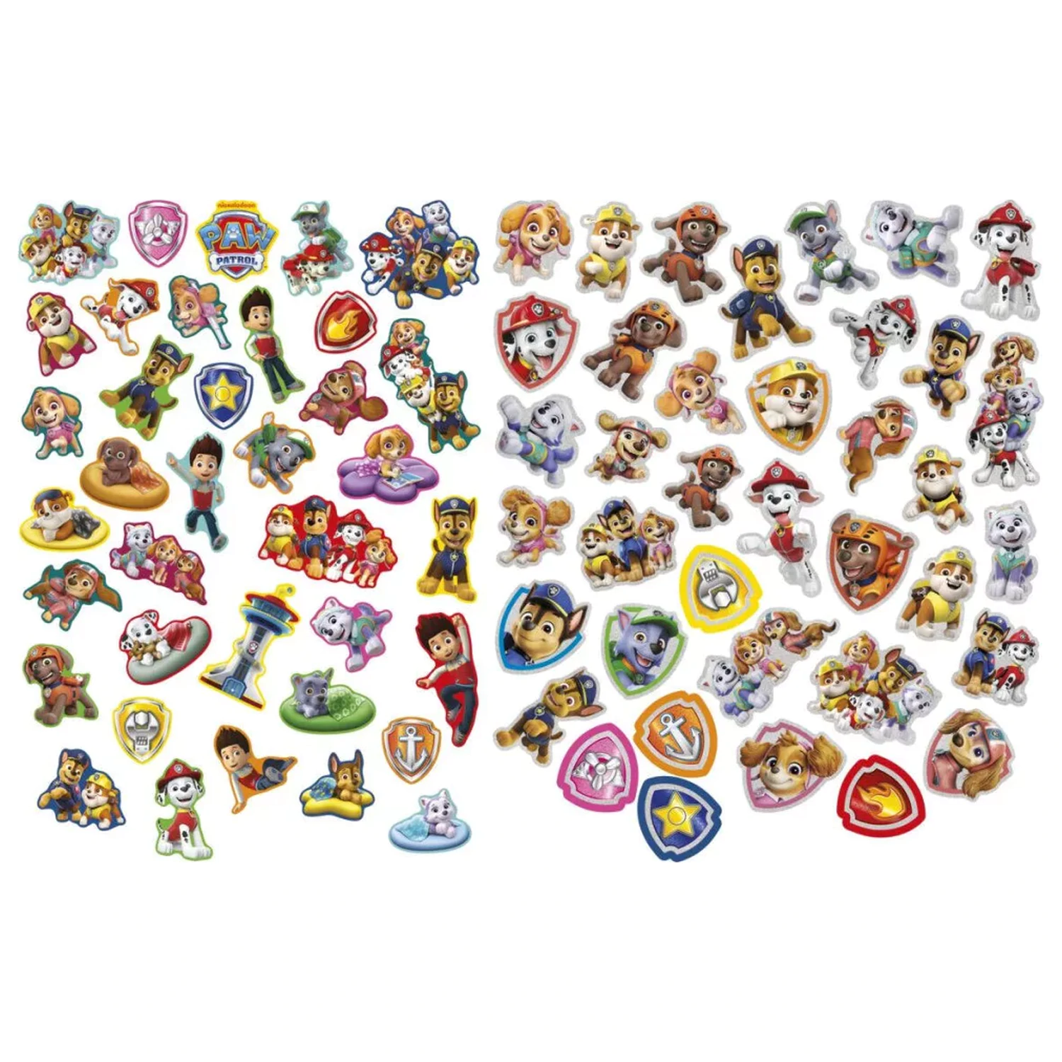 Paw Patrol Team Shape Sticker Set, 75 sztuk zdjęcie produktu