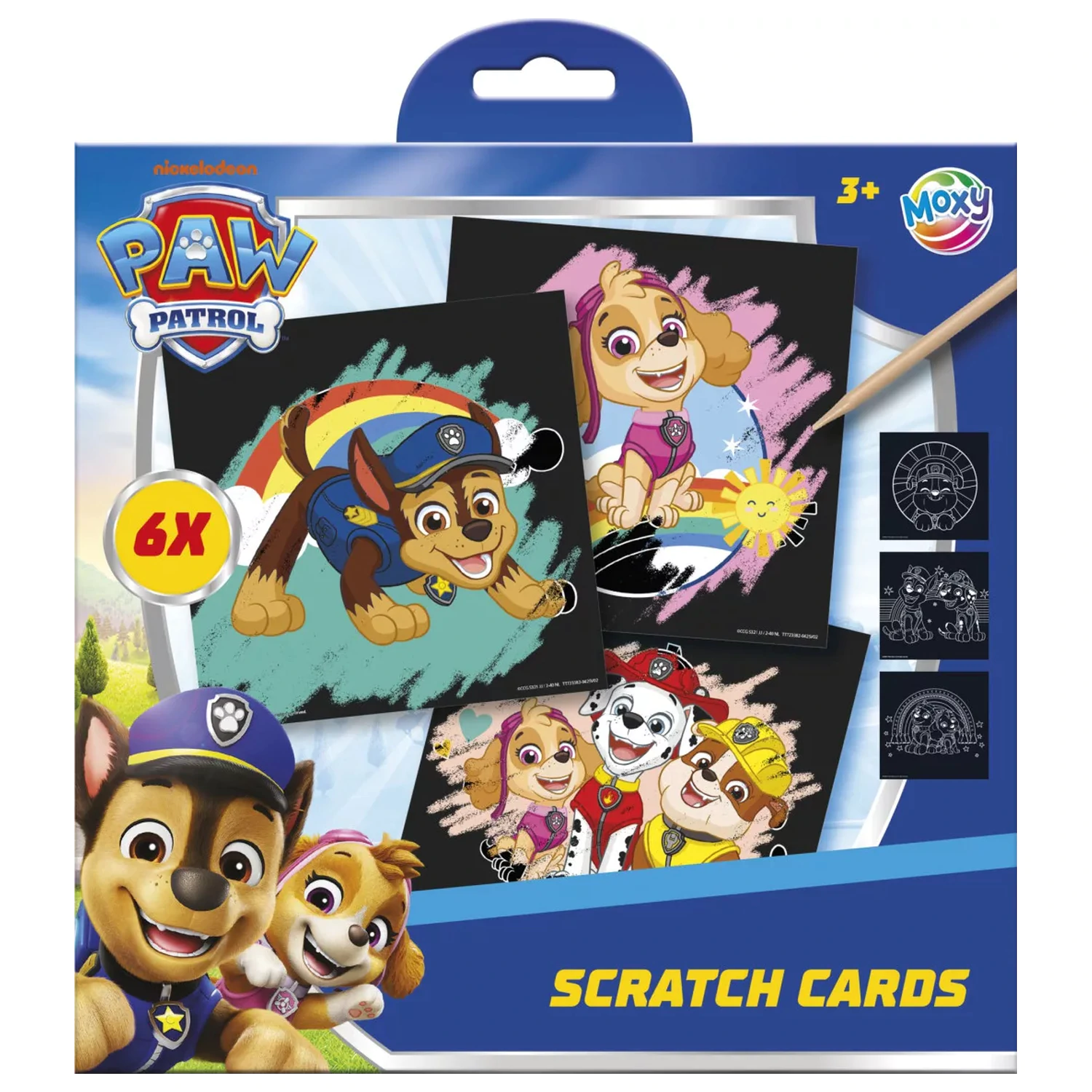 Paw Patrol Team Scratch Art Zestaw zdjęcie produktu