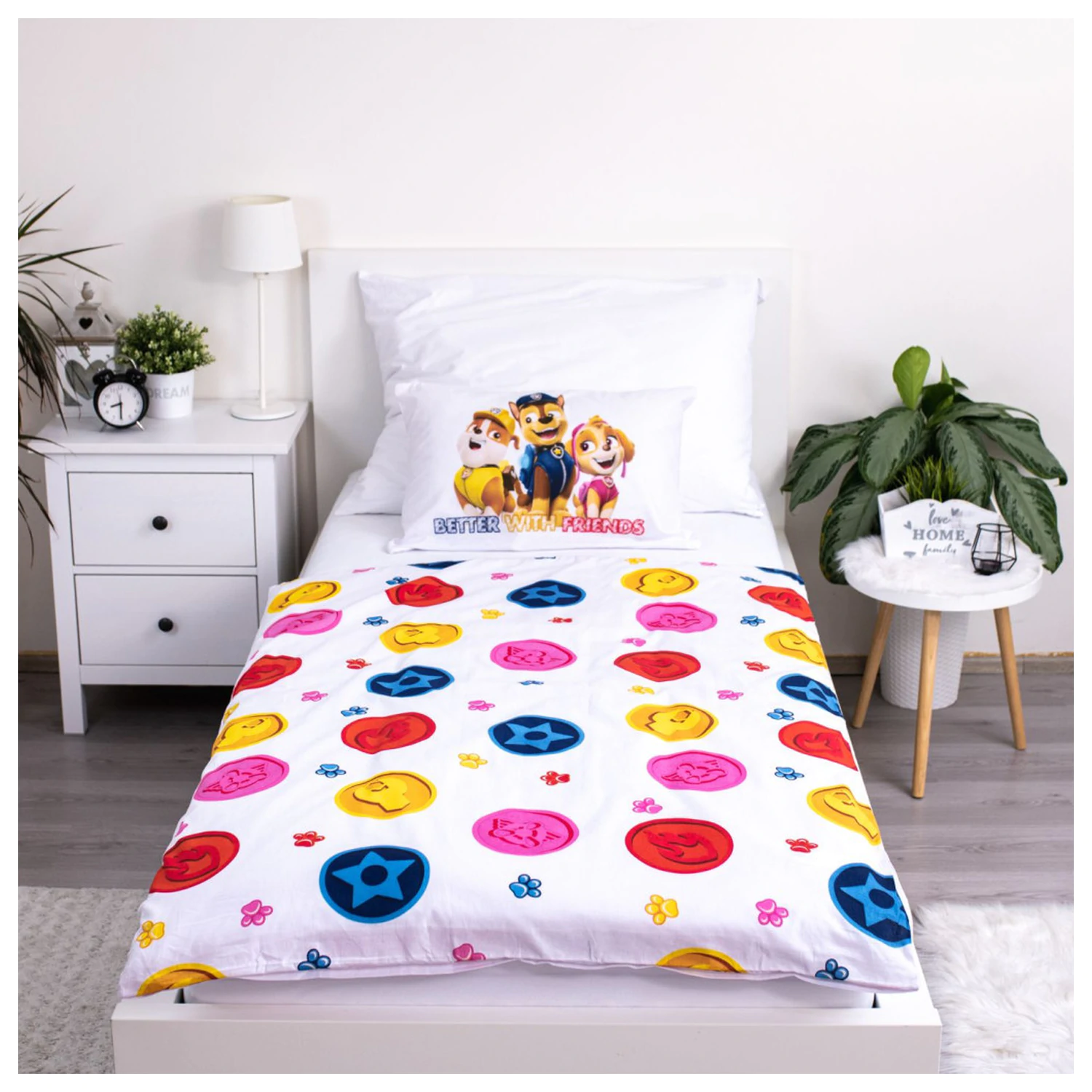 Paw Patrol Teamwork poszwa na kołdrę dla maluchów/przedszkolaków zdjęcie produktu