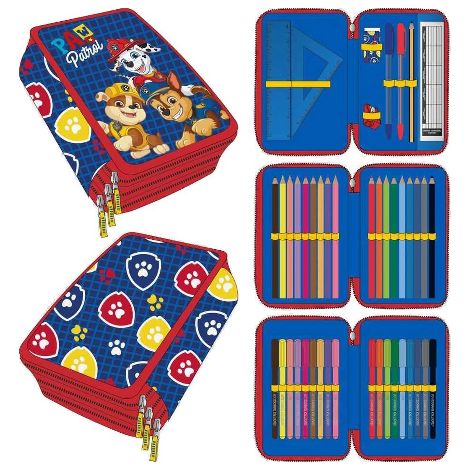 Trzypiętrowy piórnik Paw Patrol zdjęcie produktu