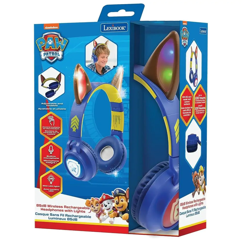 Paw Patrol luminous słuchawki bezprzewodowe Bluetooth zdjęcie produktu