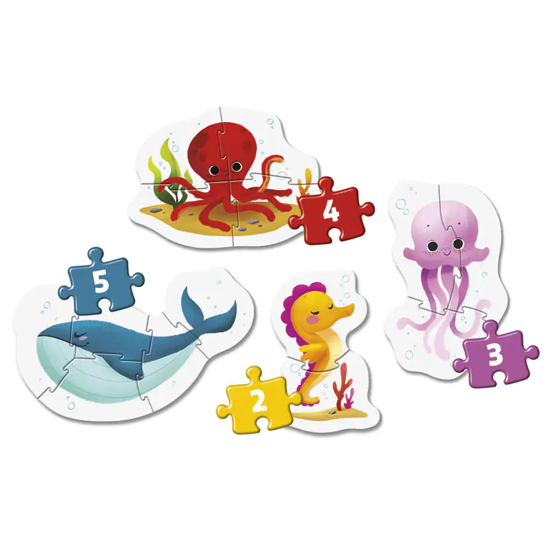 Puzzle Marine Life 2-3-4-5 elementów zdjęcie produktu