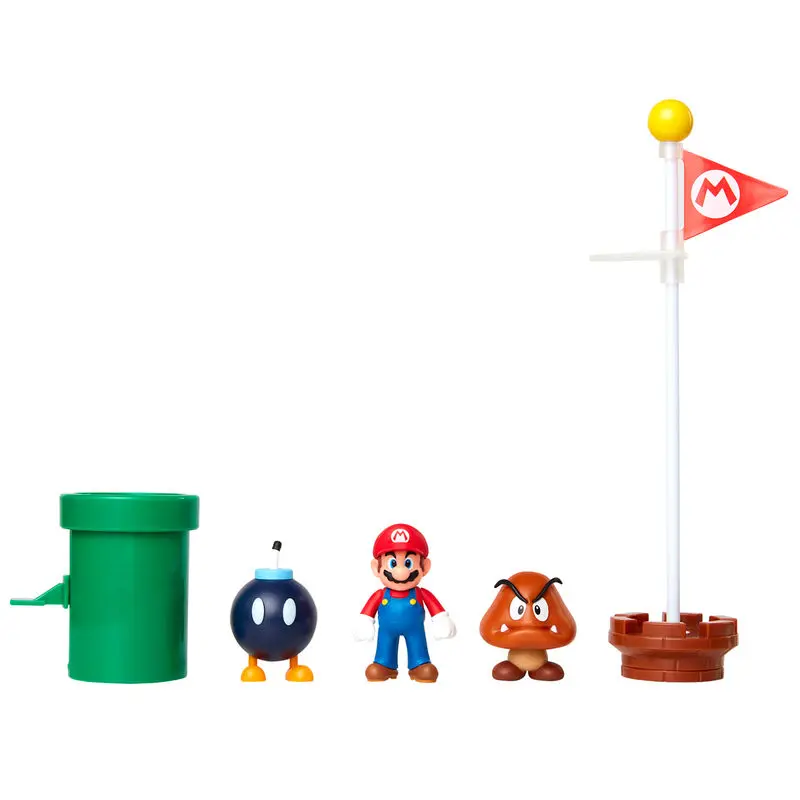 World of Nintendo Super Mario Diorama Set Równina Żołędziowa zdjęcie produktu