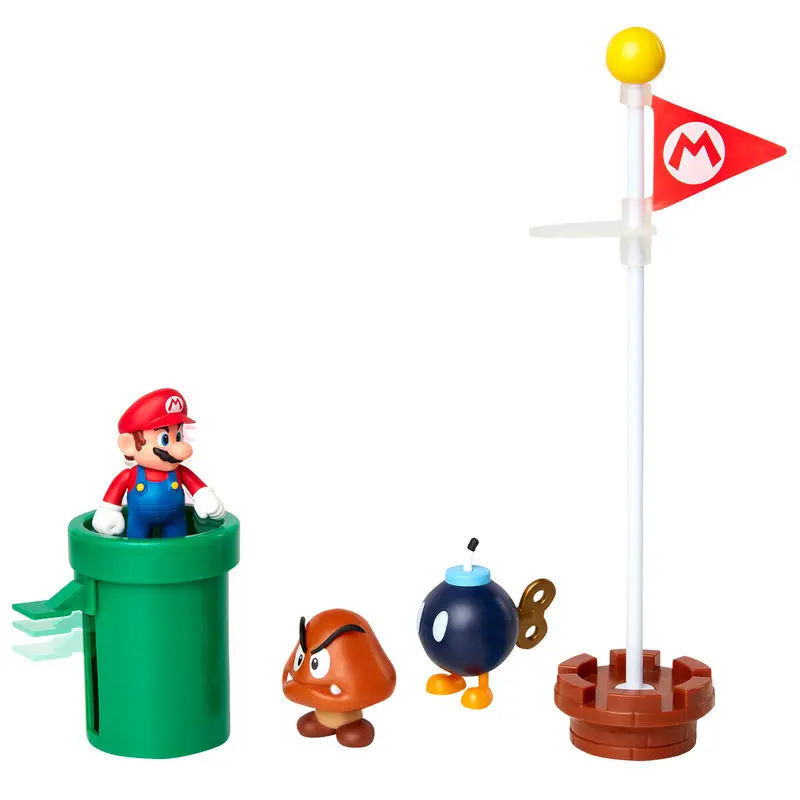 World of Nintendo Super Mario Diorama Set Równina Żołędziowa zdjęcie produktu