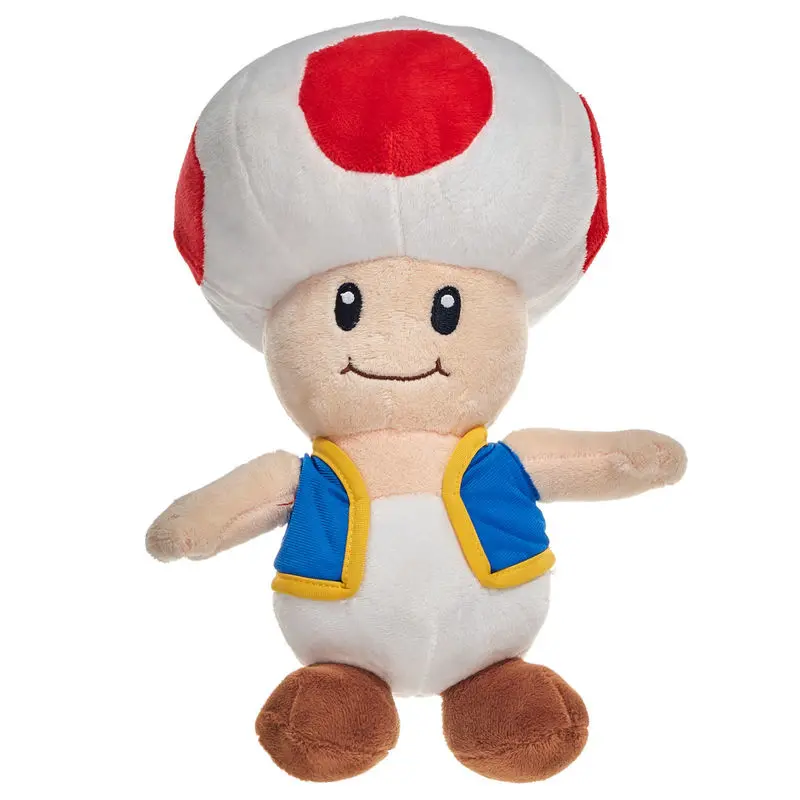 Mario Bros Toad miękka pluszowa zabawka 30cm zdjęcie produktu