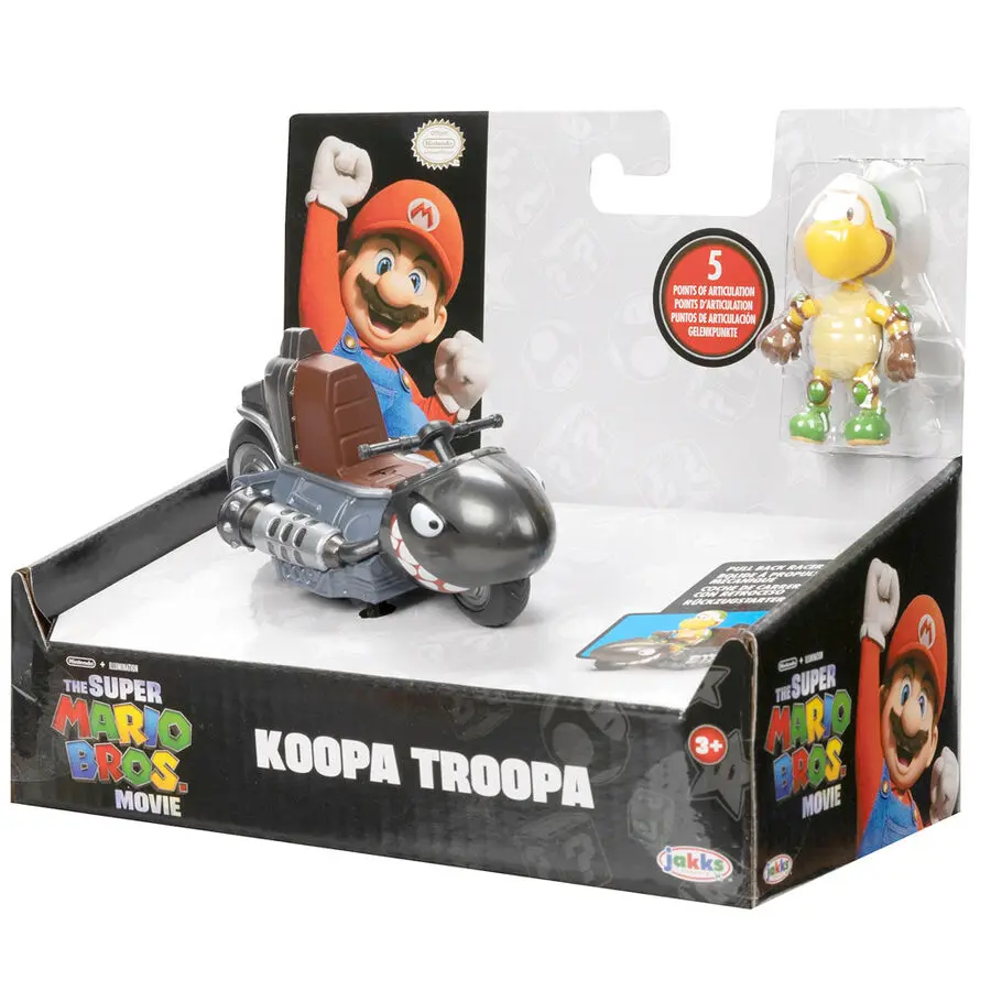 Mario Kart The Movie Koopa Troopa Kart Figurka Karta 6 cm zdjęcie produktu