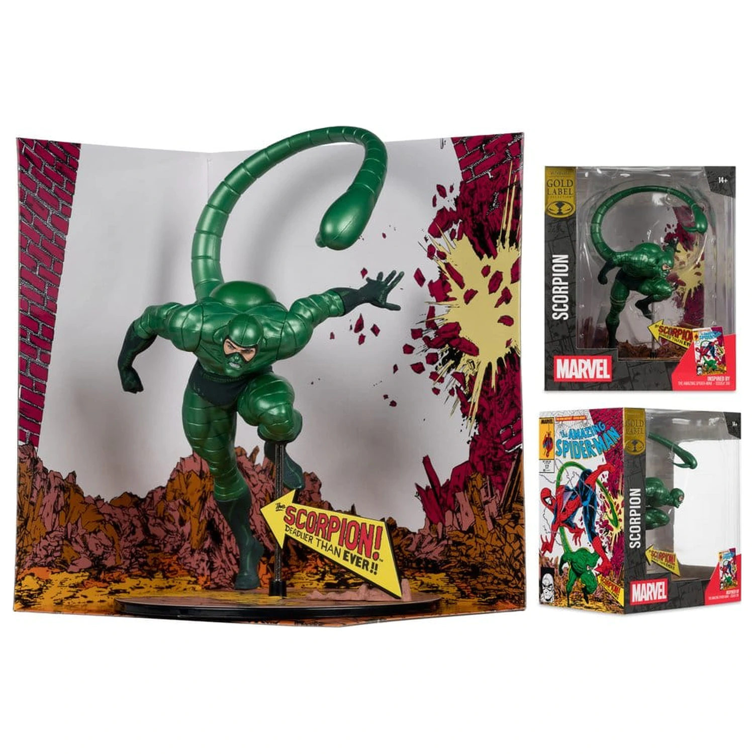 Marvel PVC Statuetka 1/10 Scorpion (Metallic) (The Amazing Spider-Man #318) (Gold Label) 18 cm zdjęcie produktu