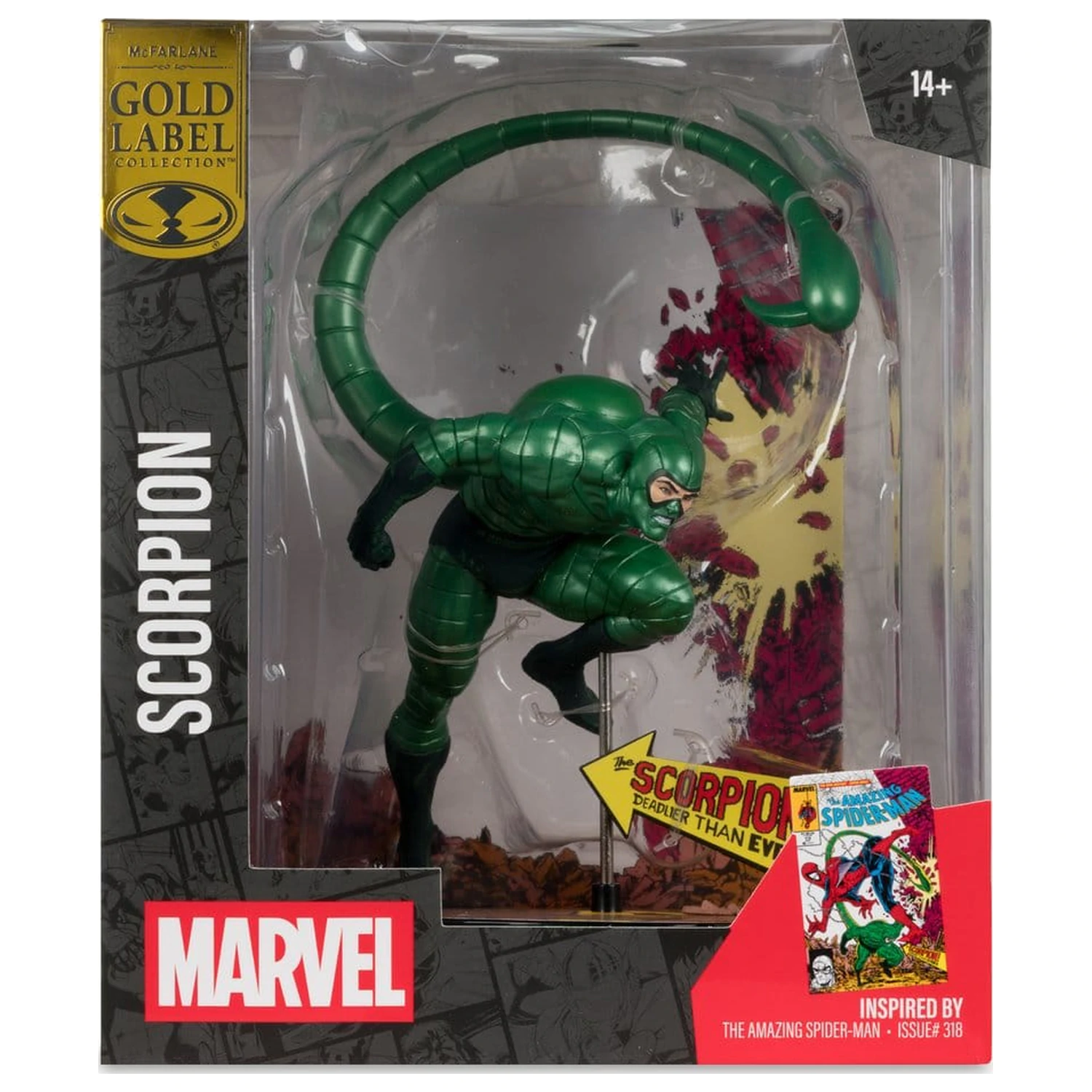 Marvel PVC Statuetka 1/10 Scorpion (Metallic) (The Amazing Spider-Man #318) (Gold Label) 18 cm zdjęcie produktu