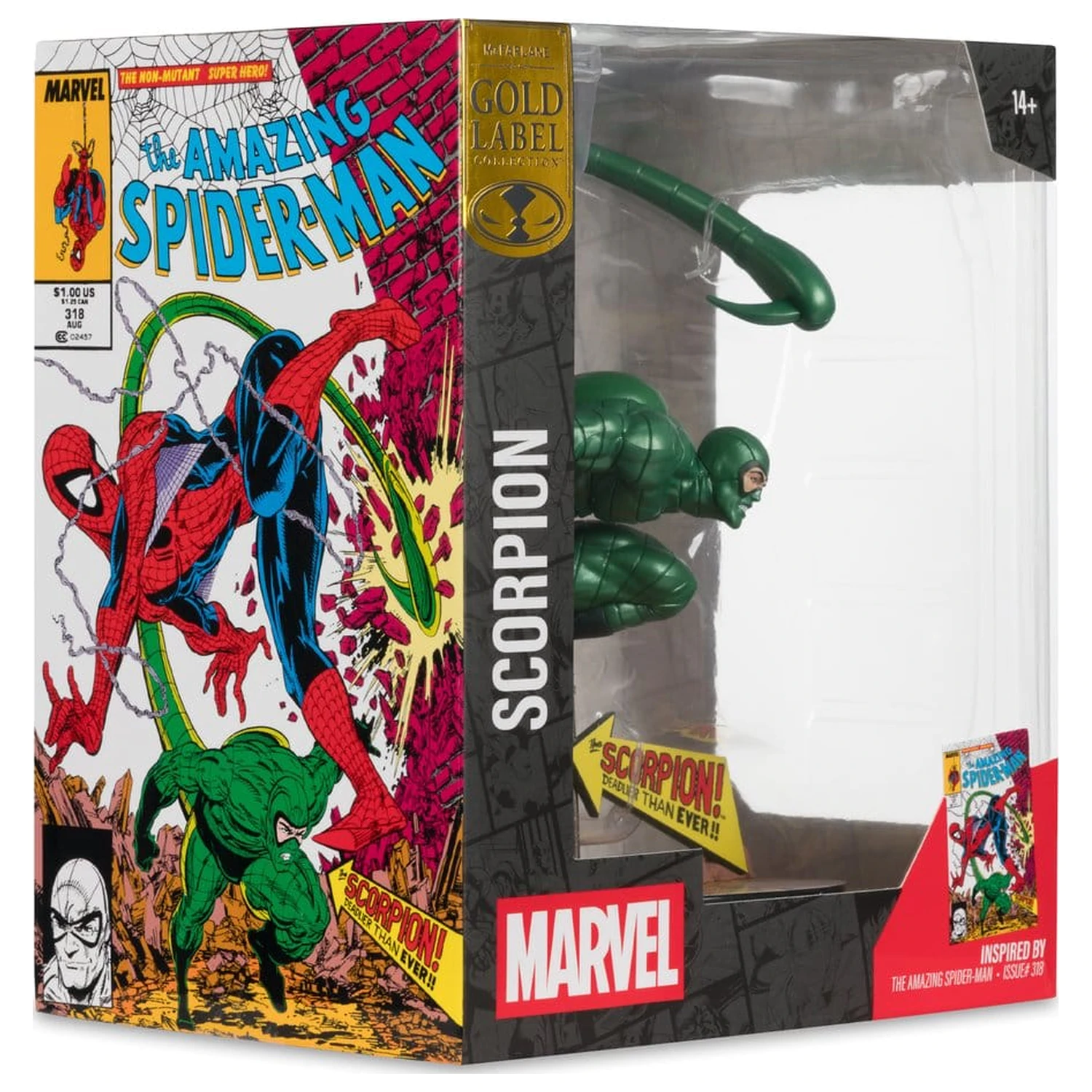 Marvel PVC Statuetka 1/10 Scorpion (Metallic) (The Amazing Spider-Man #318) (Gold Label) 18 cm zdjęcie produktu