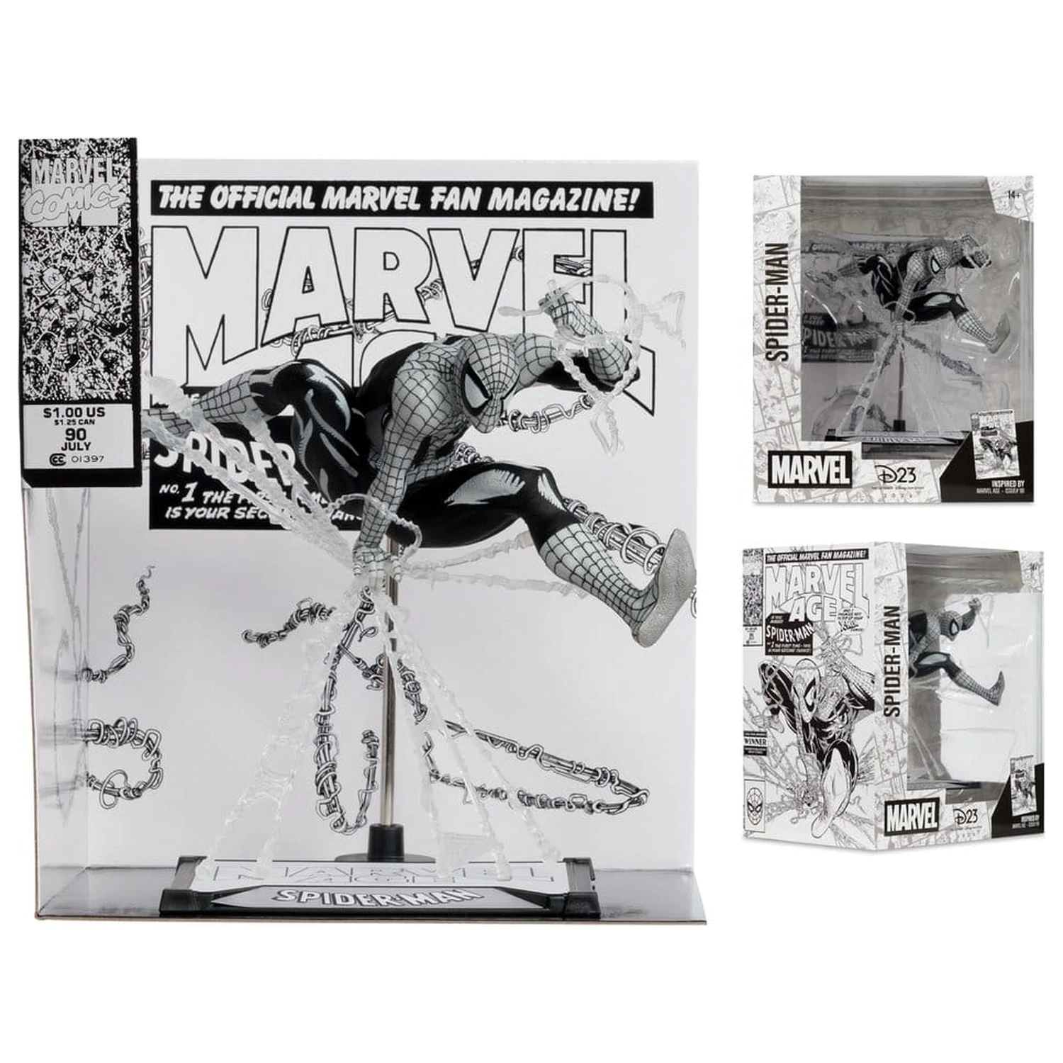 Marvel PVC Statua 1/10 Spider-Man (Marvel Age #90) (Line Art) 18 cm zdjęcie produktu