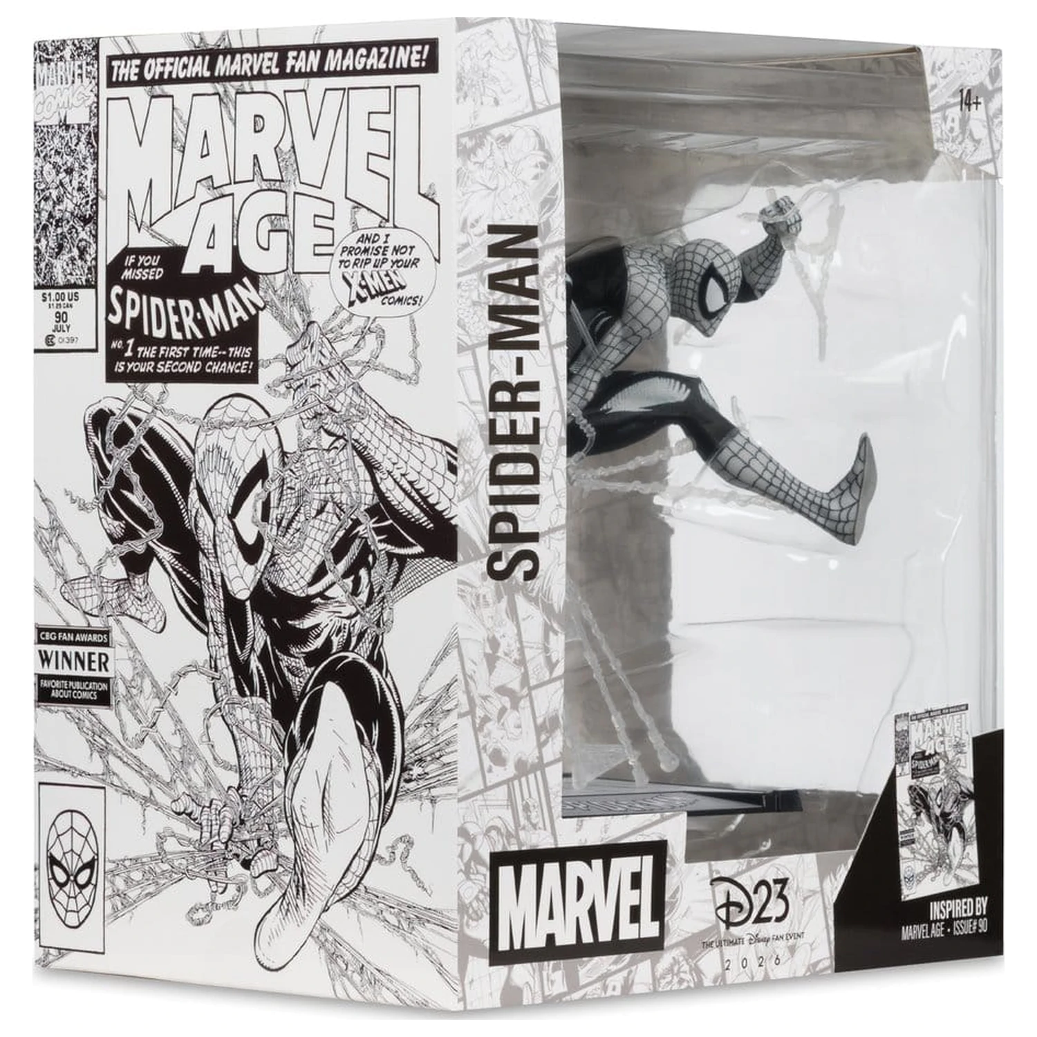 Marvel PVC Statua 1/10 Spider-Man (Marvel Age #90) (Line Art) 18 cm zdjęcie produktu