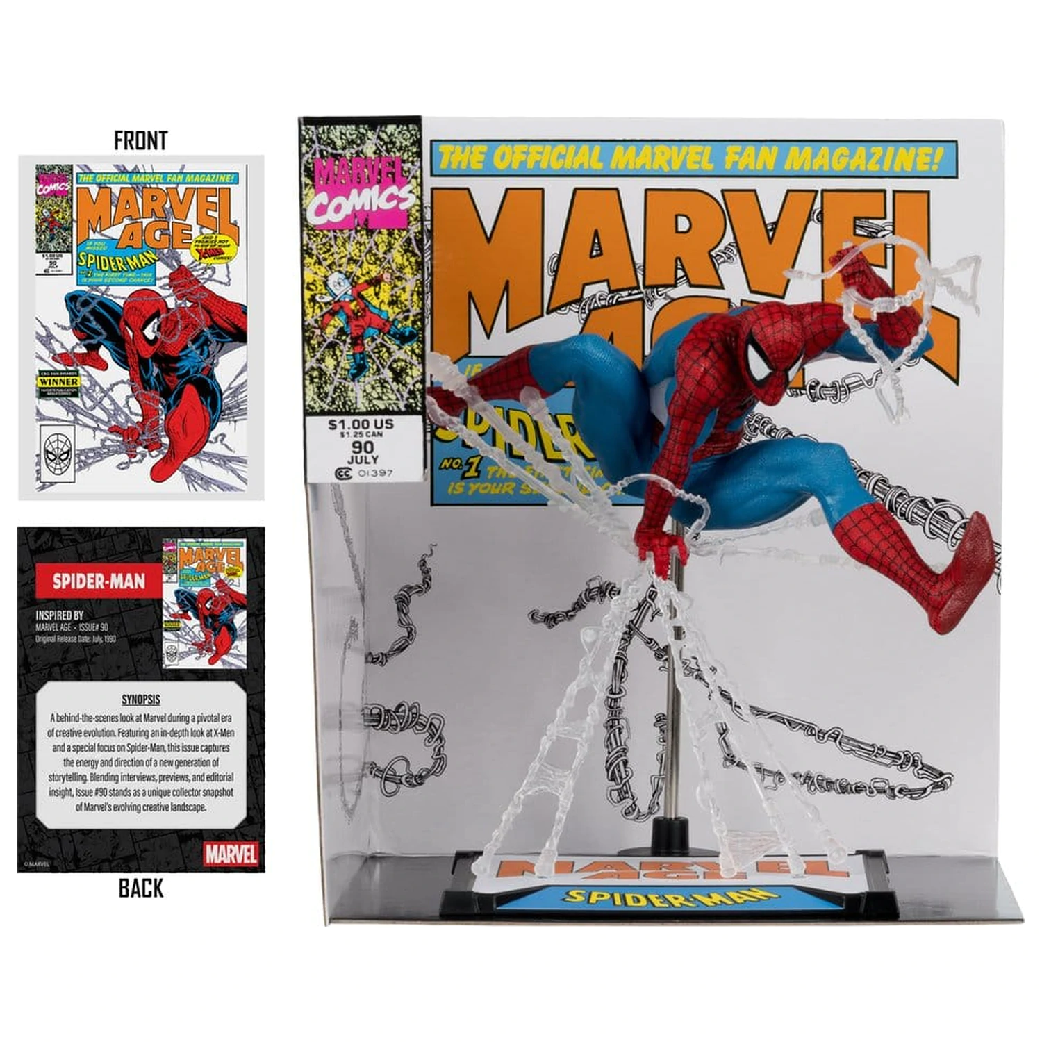 Marvel PVC Statua 1/10 Spider-Man (Marvel Age #90) 18 cm zdjęcie produktu