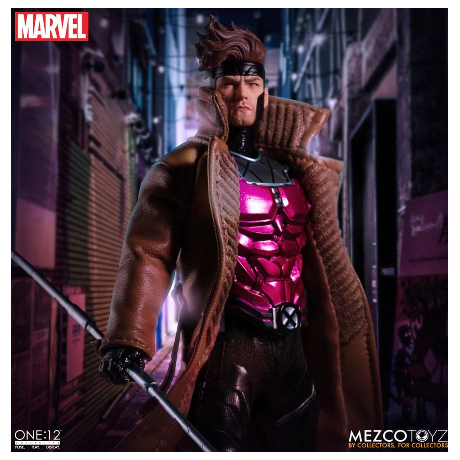 Marvel figurka akcji 1/12 Gambit 17 cm zdjęcie produktu