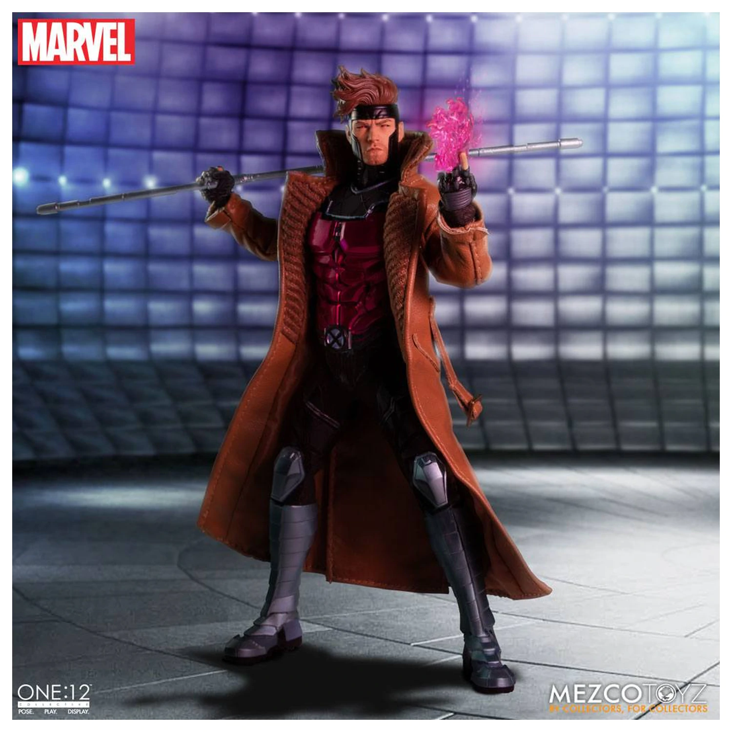 Marvel figurka akcji 1/12 Gambit 17 cm zdjęcie produktu